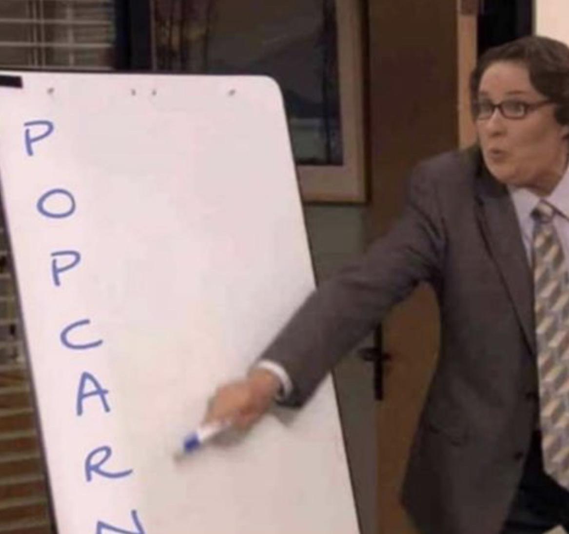 Someone needs to clean it, it smells like popcarn r/DunderMifflin