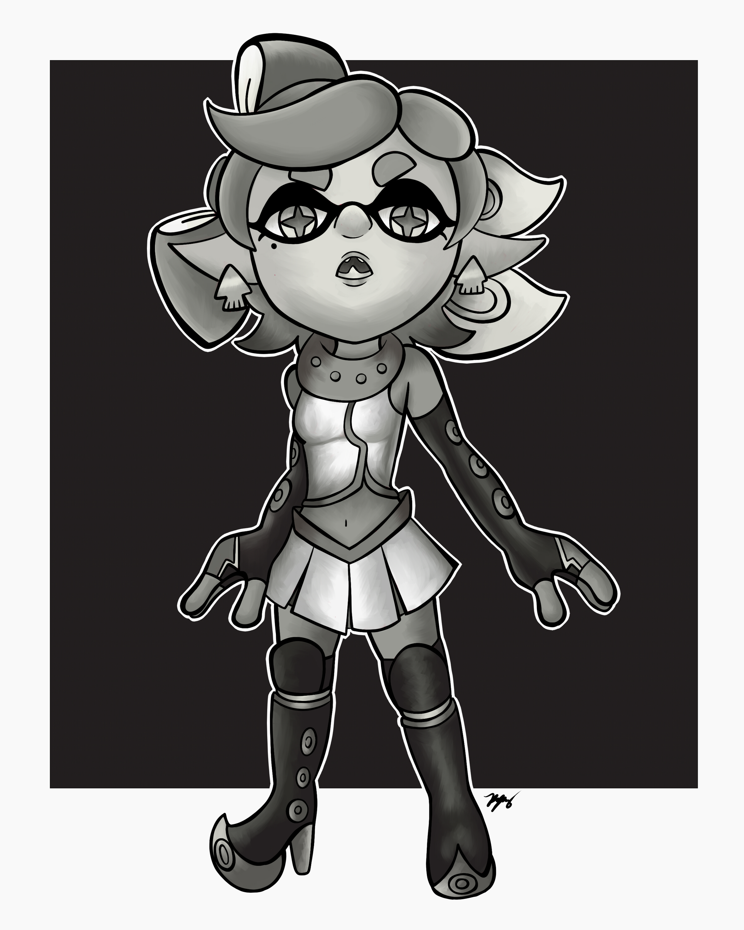 Marie Splatoon Concept Fanart splatoon