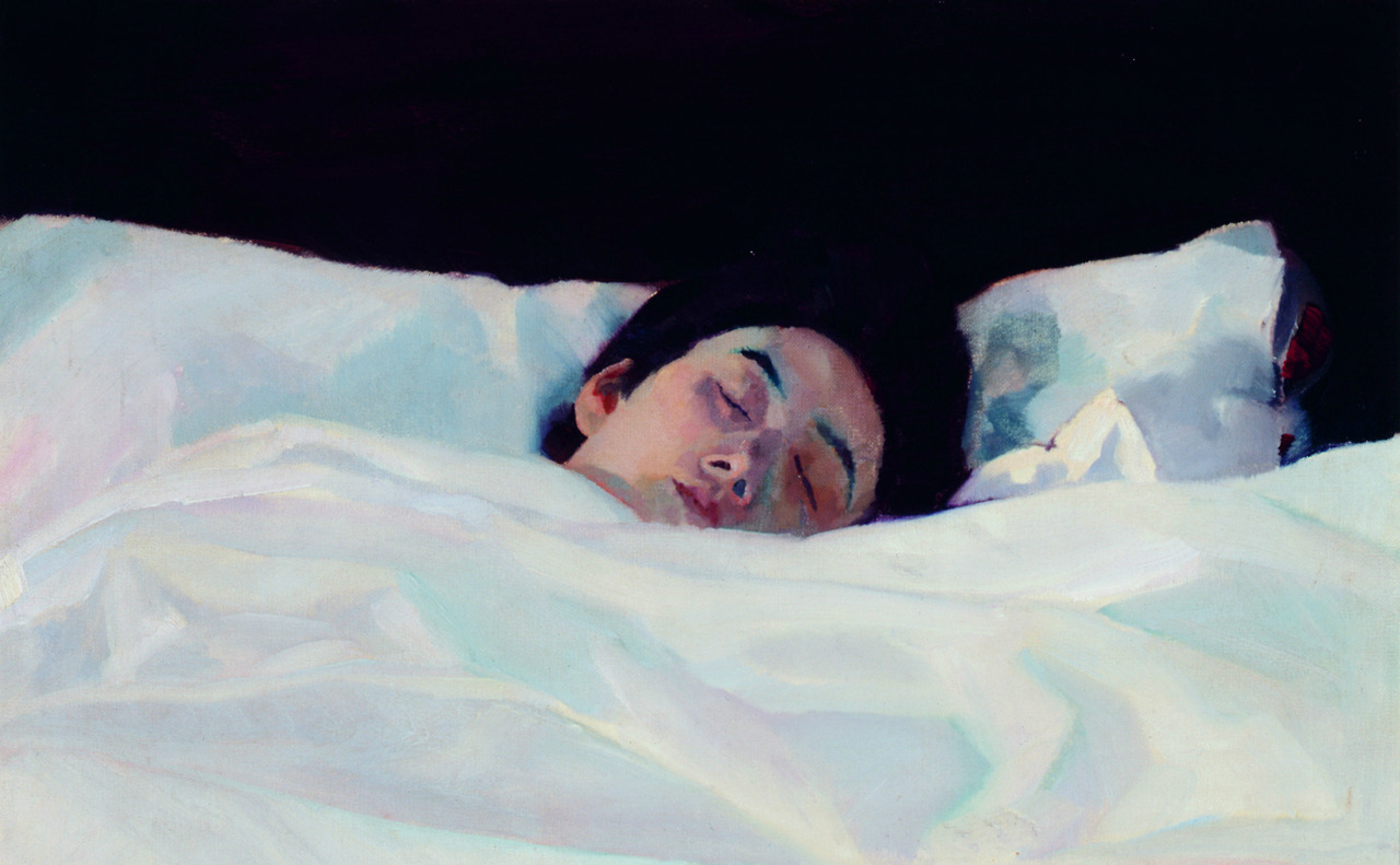 ?LORDE album art inspiration? Albert Weisgerber "Die Schlafende" 1907