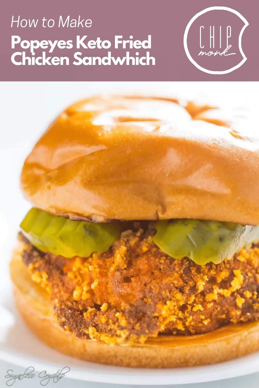 Popeye's Chicken Sandwich Keto Copycat Recipe r/ketorecipes