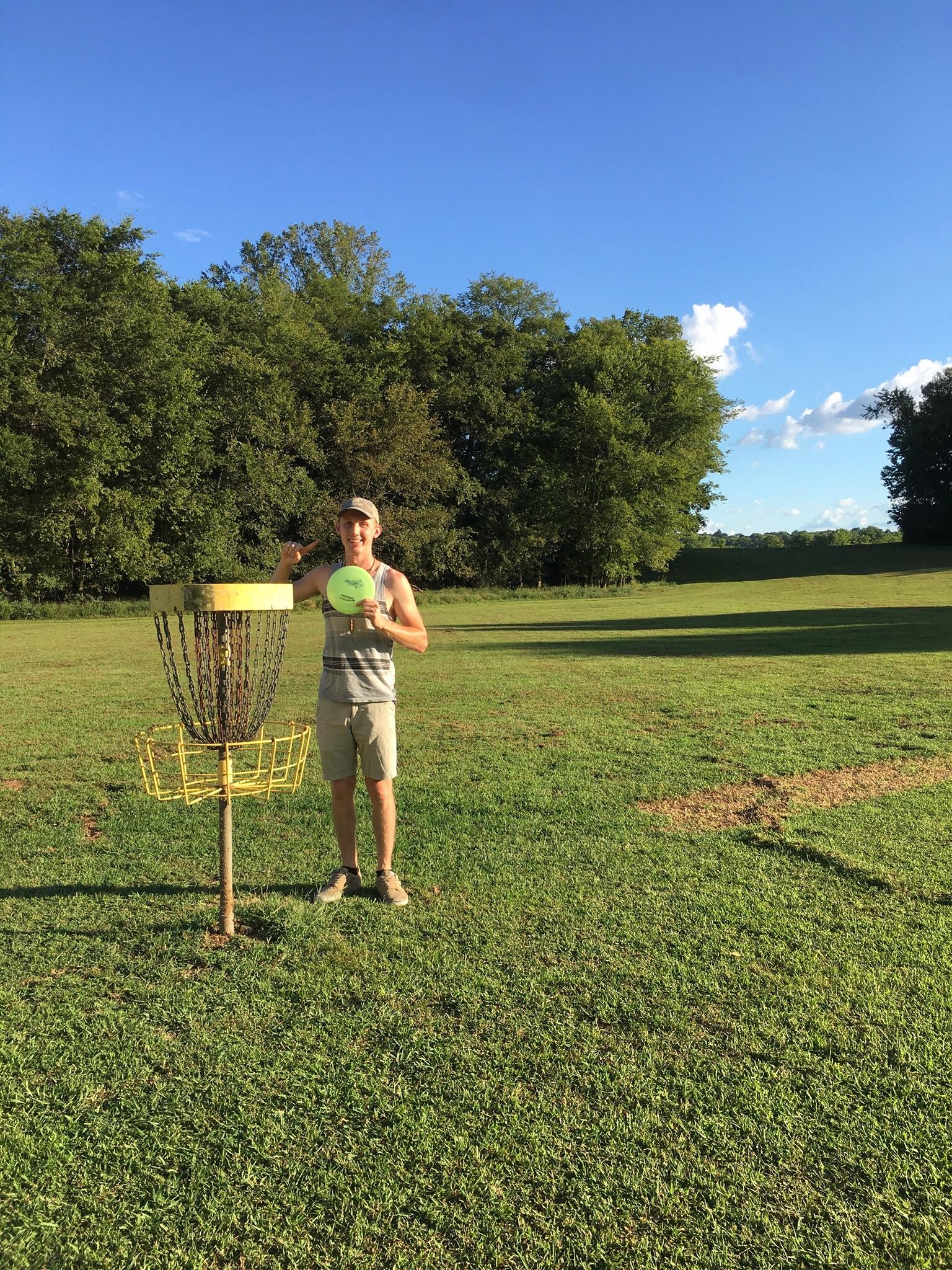 Got my first ace this weekend! Hole 5 at Sanders Ferry Park, TN ( r