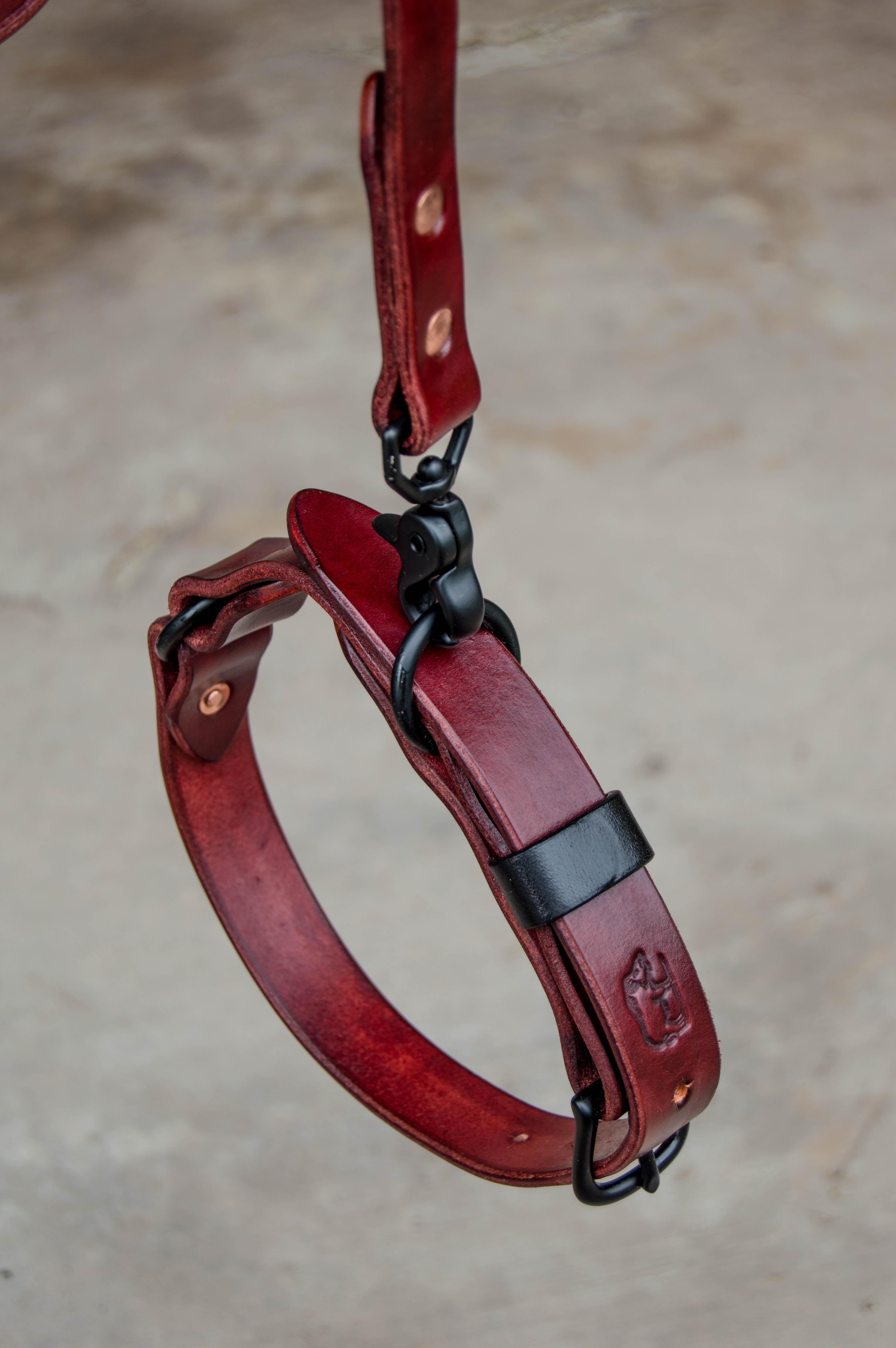 Matching collar and leash set r/Leathercraft