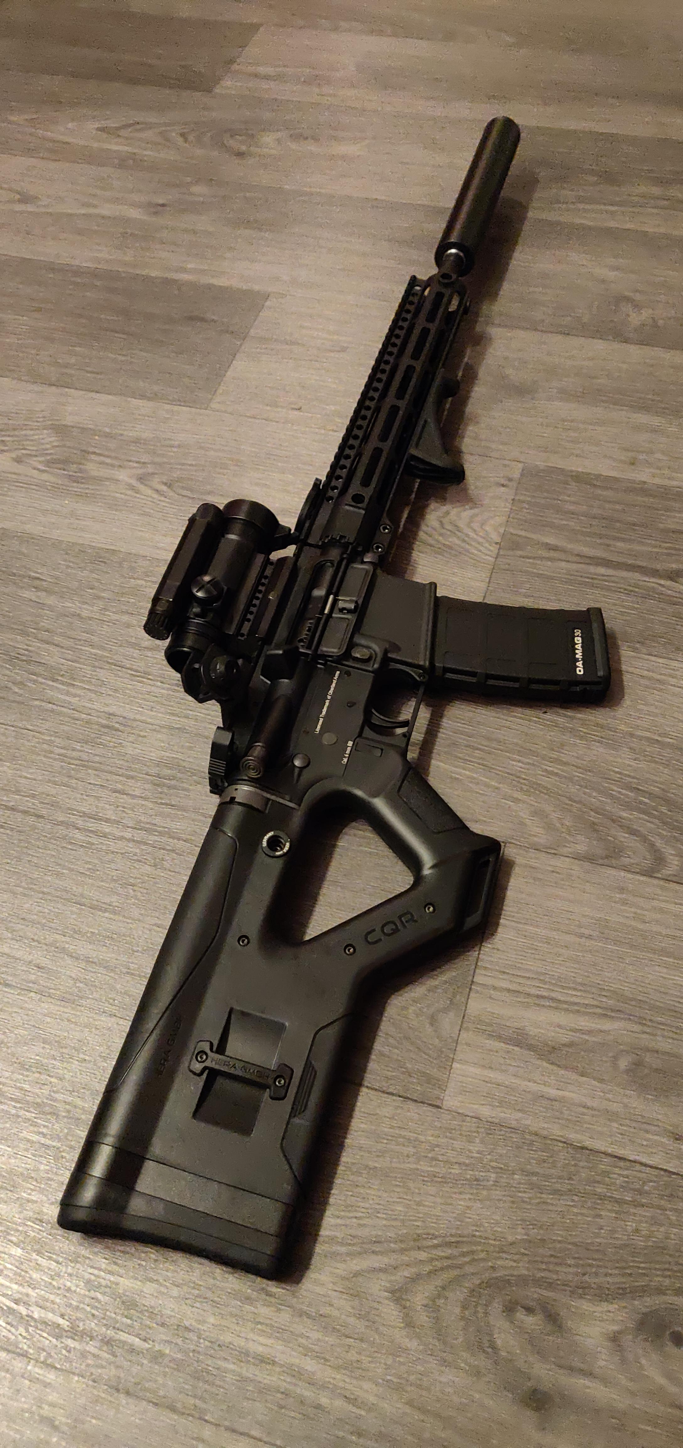 Custom ar15 GBBr with Hera Arms CQR r/airsoft
