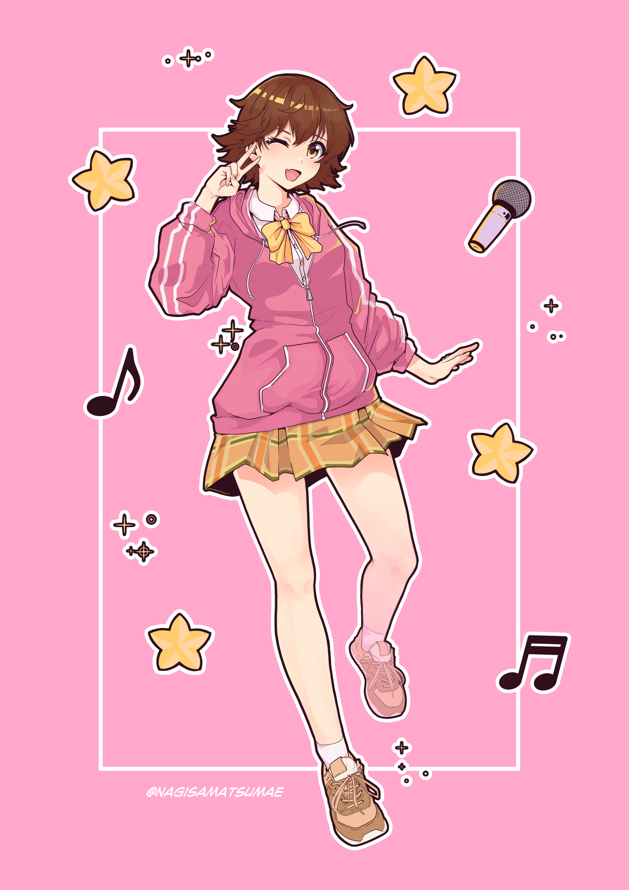 An awesome Mio Honda piece a friend commissioned for me : StarlightStage