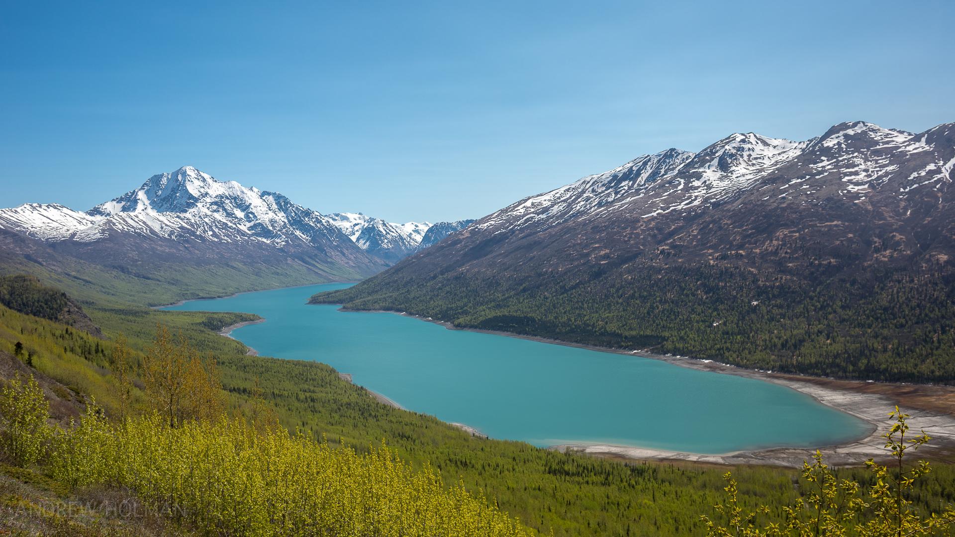 Eklutna Lake, Alaska [OC] [1920x1080] EarthPorn