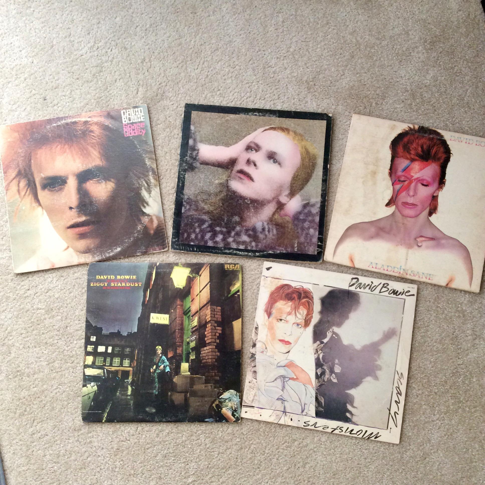 David Bowie Vinyl pick up from a local Mom & Pop thrift store r