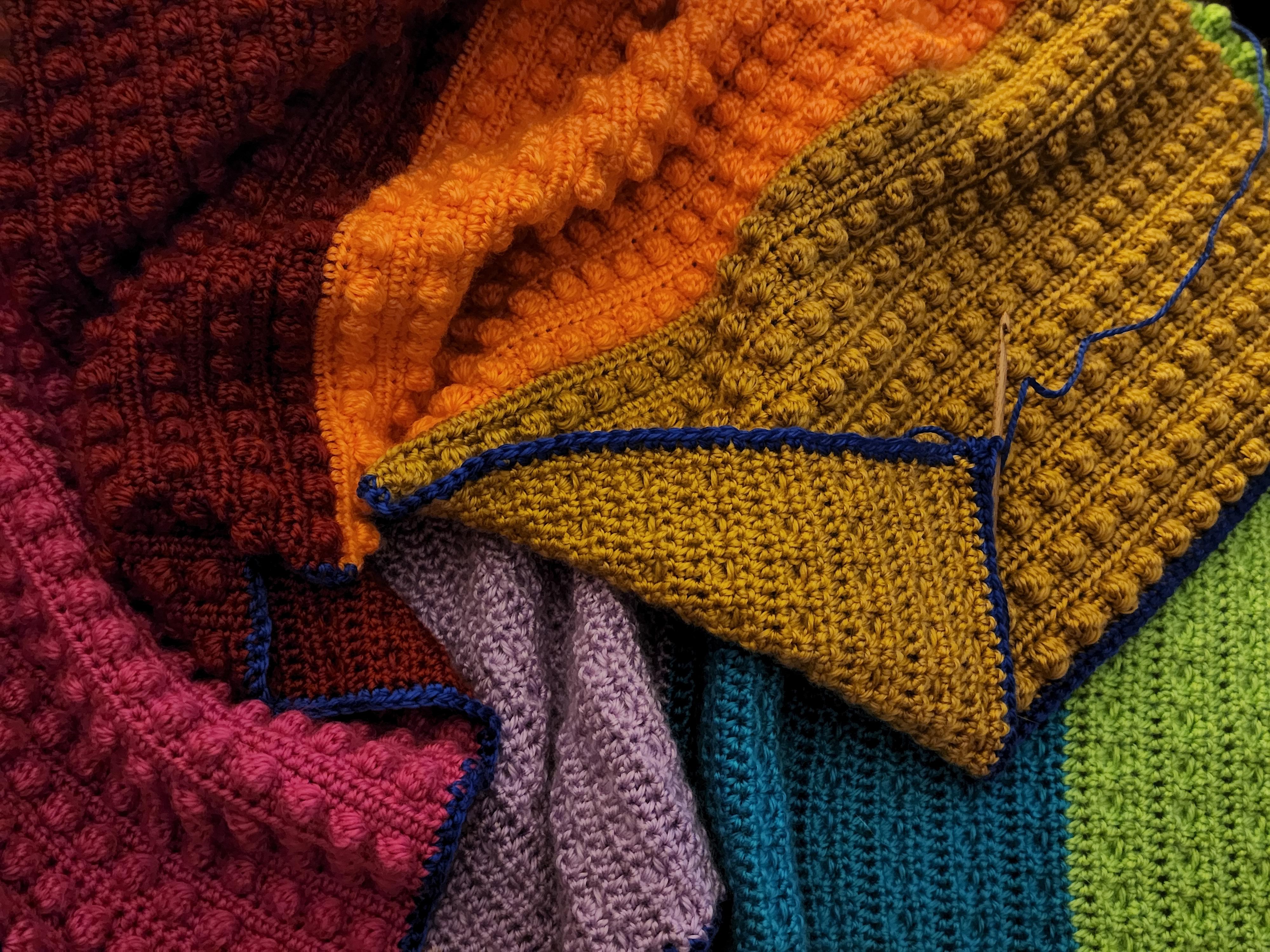 started adding a border to my bobble blanket and loving it. any