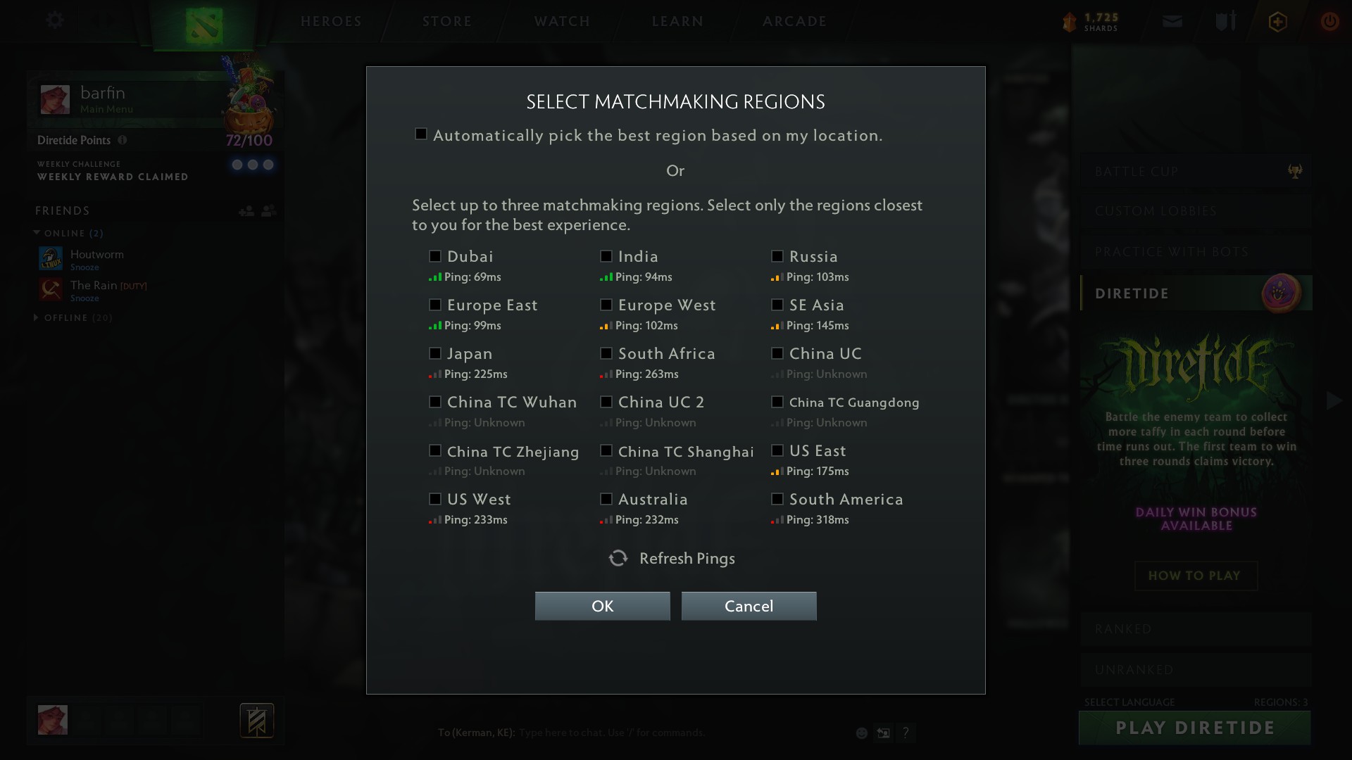 Is pinging to chinese servers supposed to fail? if yes then why don't they hide them in