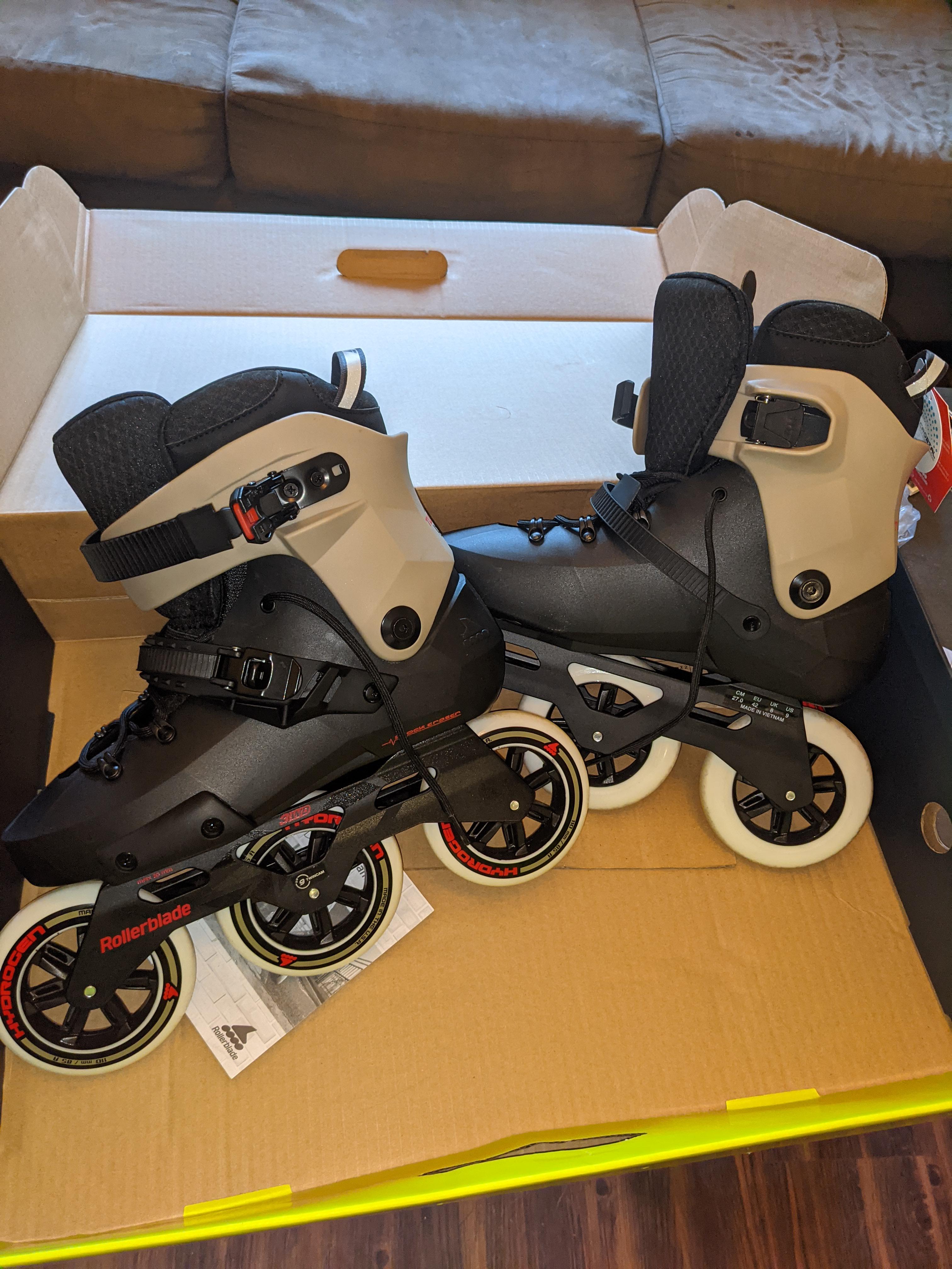 New Skate Day! Twister Edge 110 3wd. First skates without a brake, what are your favorite