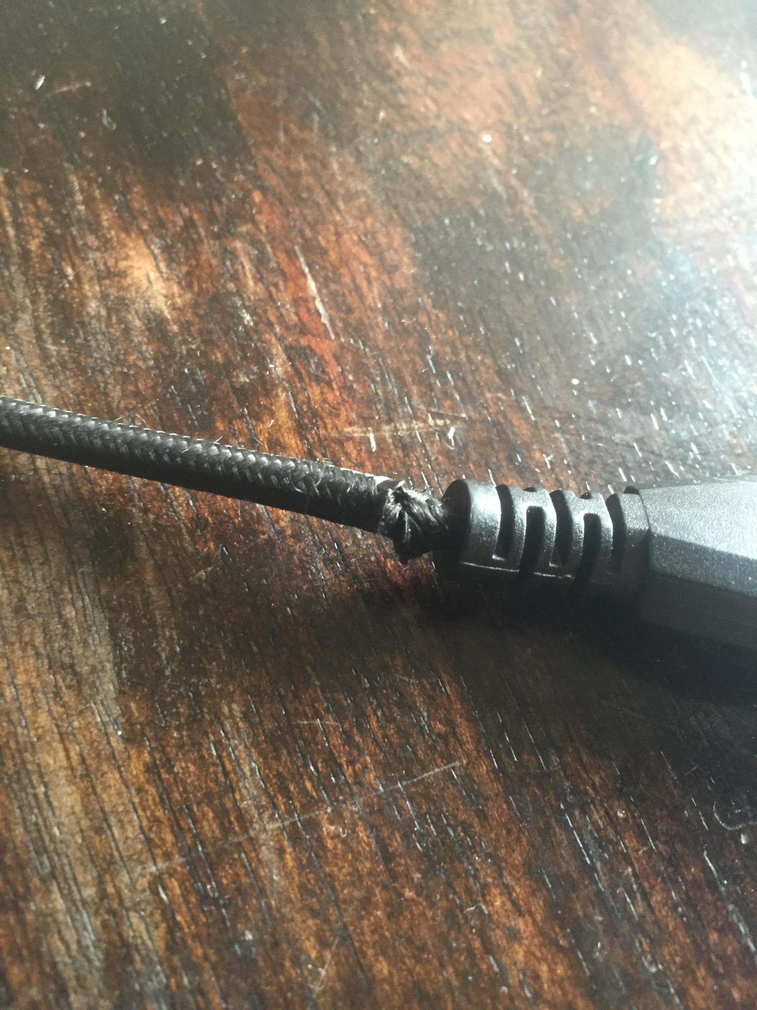 When Razer's "High Quality Braided Fiber Cable" breaks and you need to