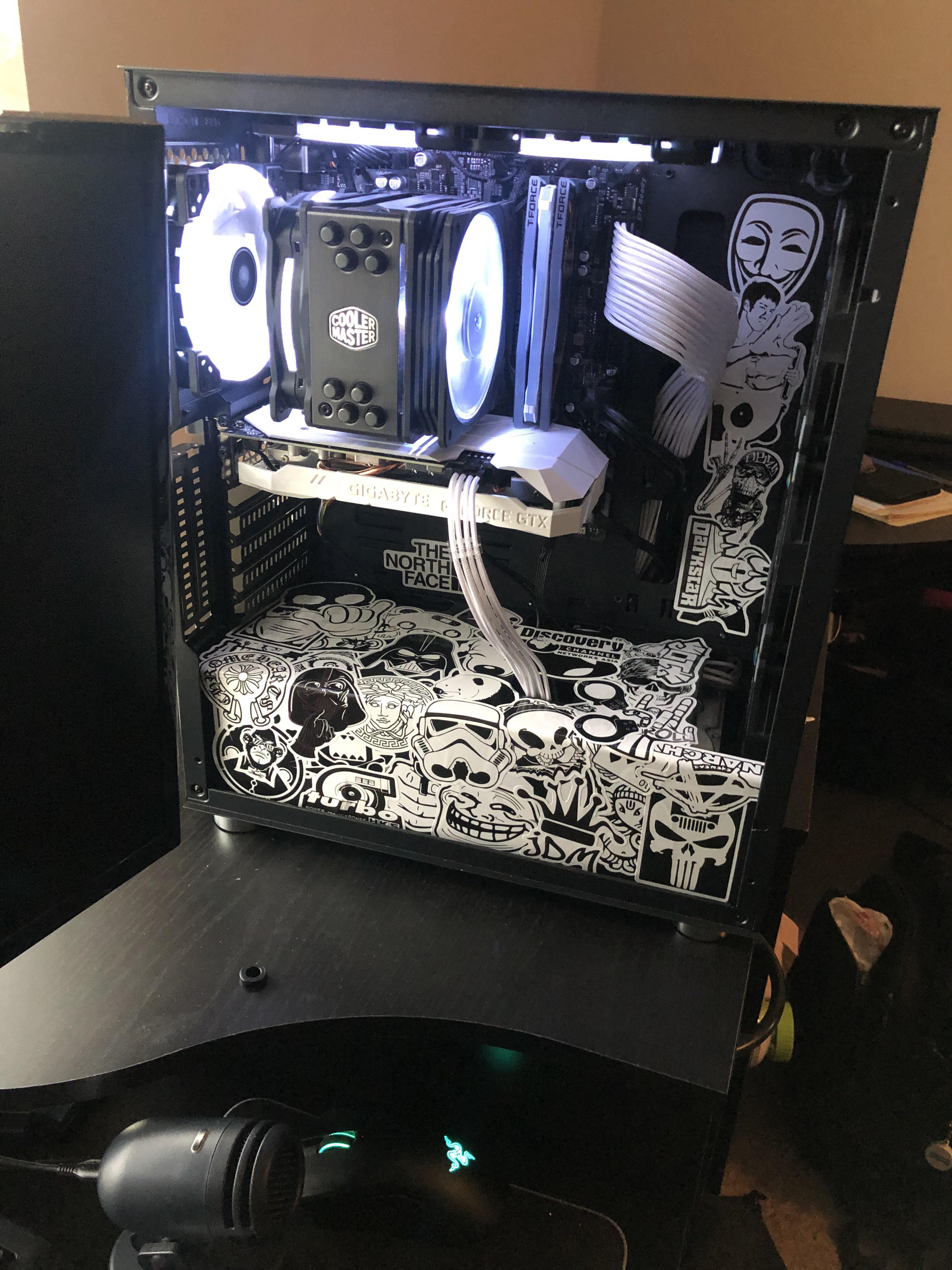 PC sticker bomb turned it quite well... more pictures in comments. r