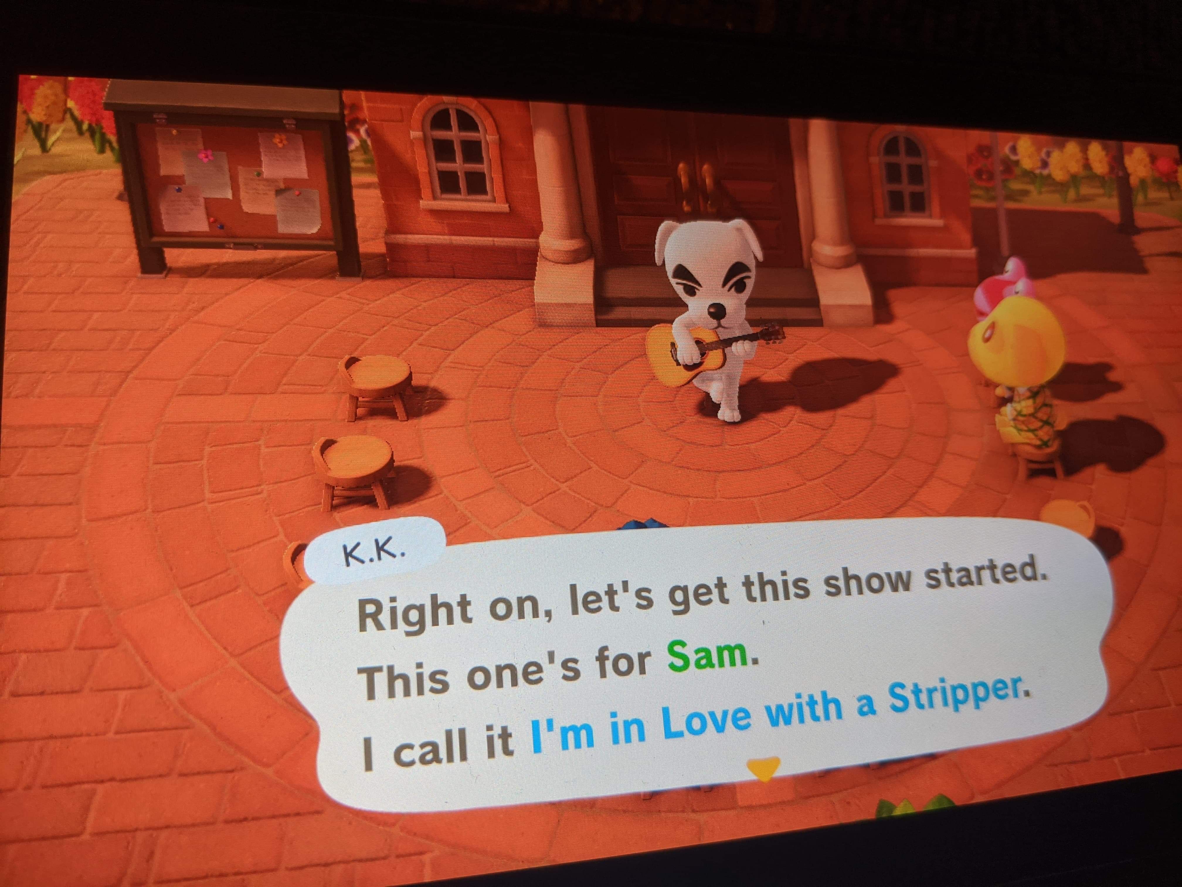 K.K Slider can really sing any song AnimalCrossing
