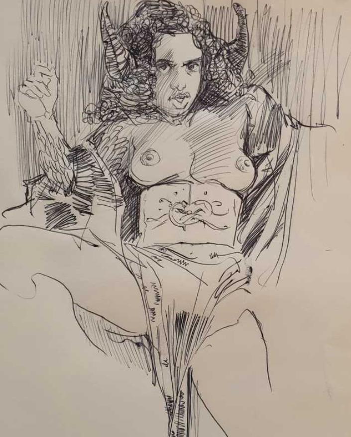 I call this look deadly, but delicious. Me as a succubus