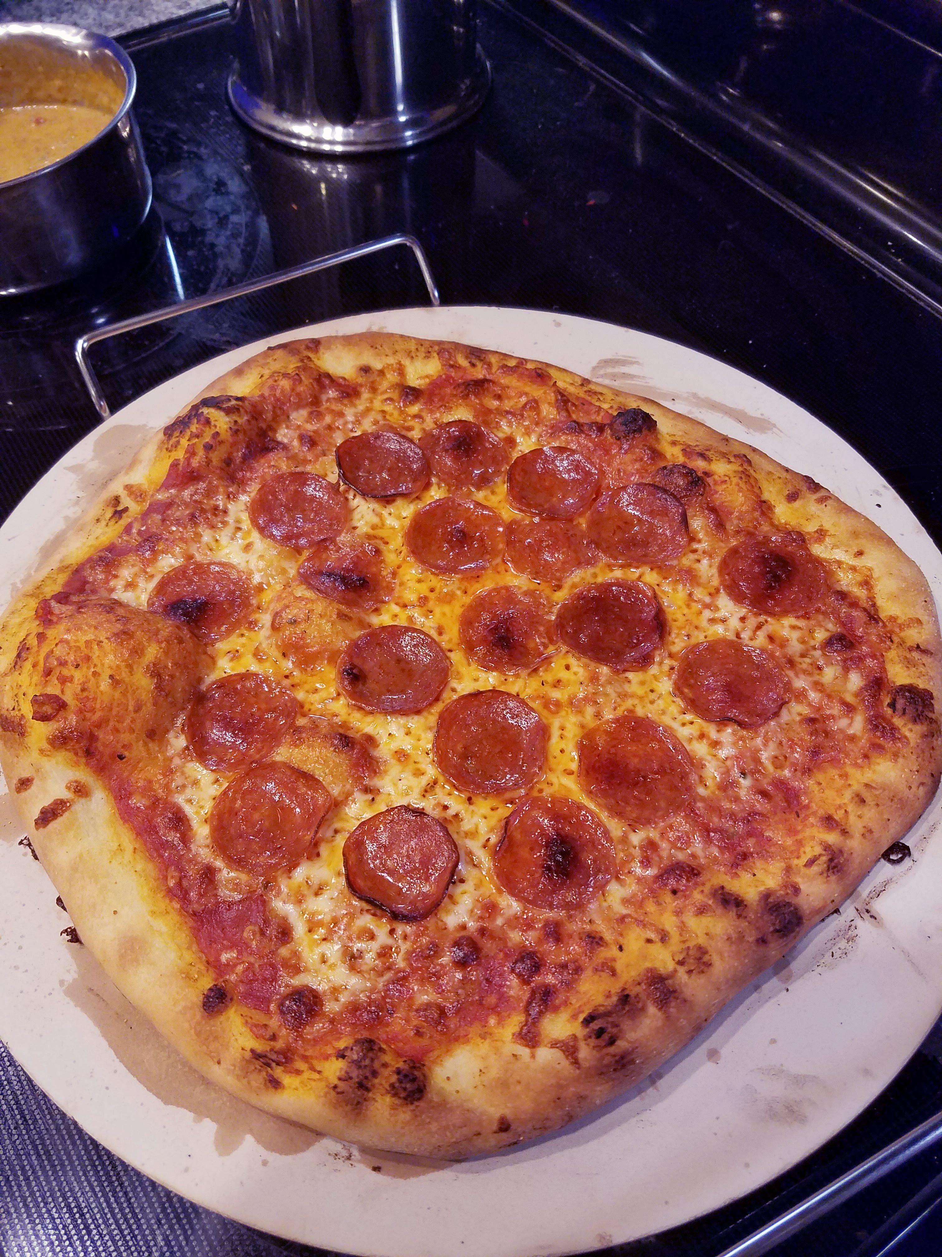 2nd attempt was much improved. I'm getting the hang of this pizza