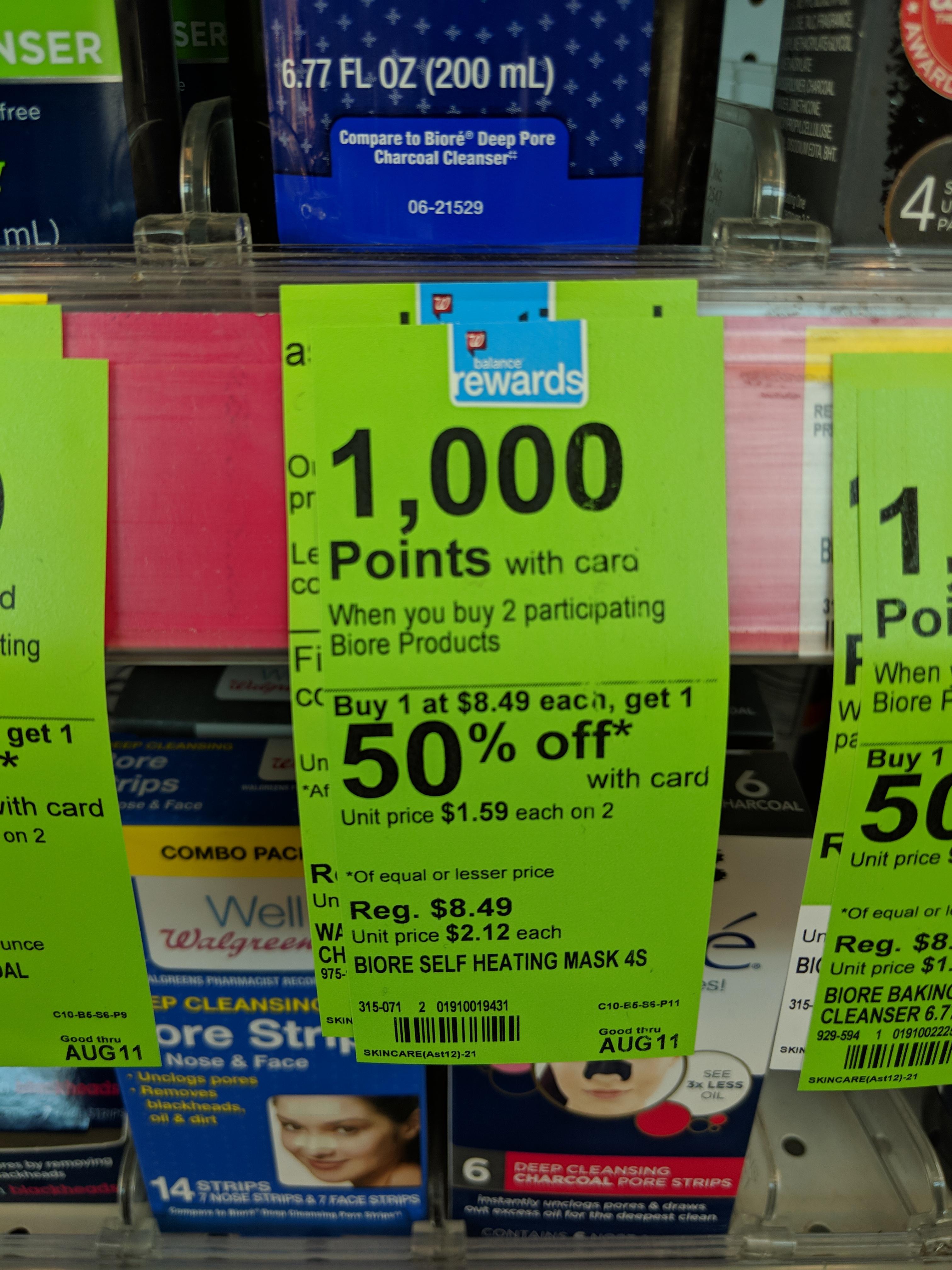 Walgreens price tag with confusing price r/mildlyinfuriating