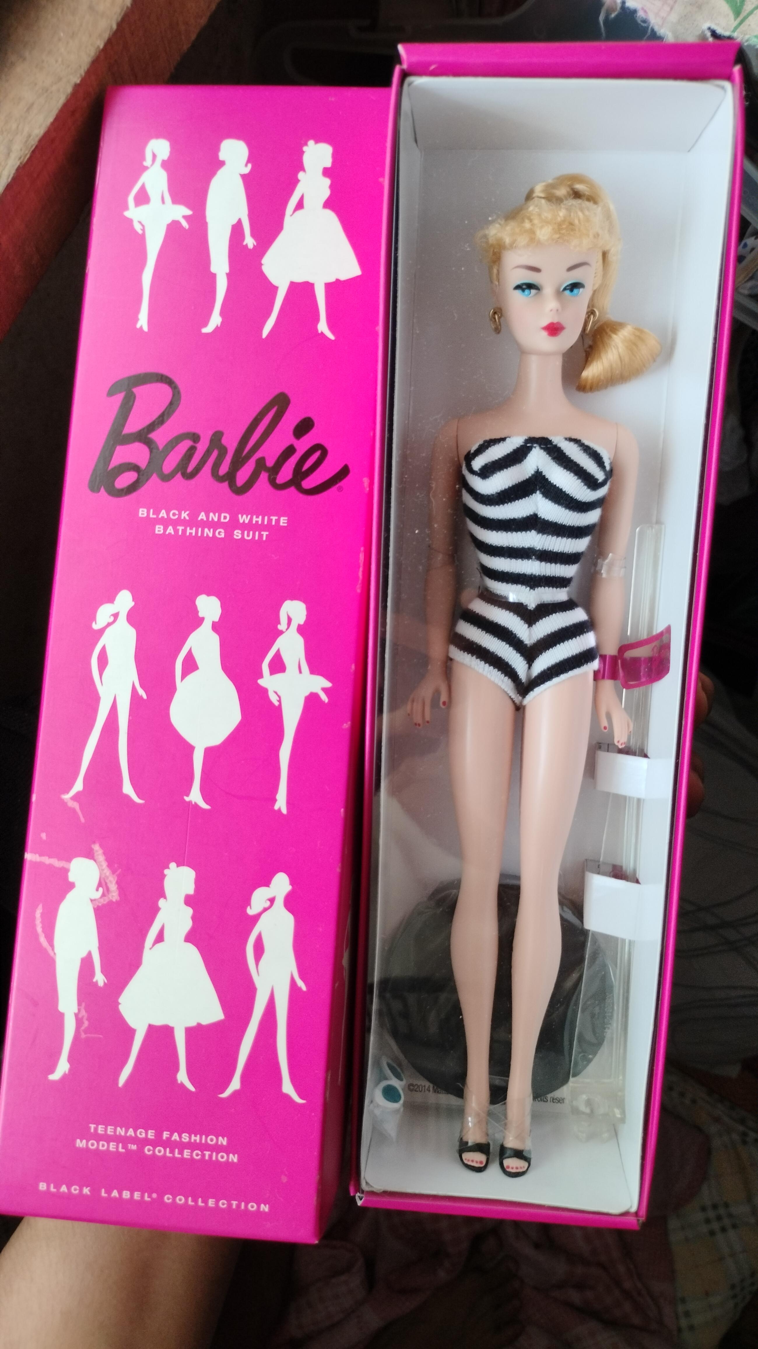 Just bought this Barbie Black & White Bathing Suit (2014 Repro) for