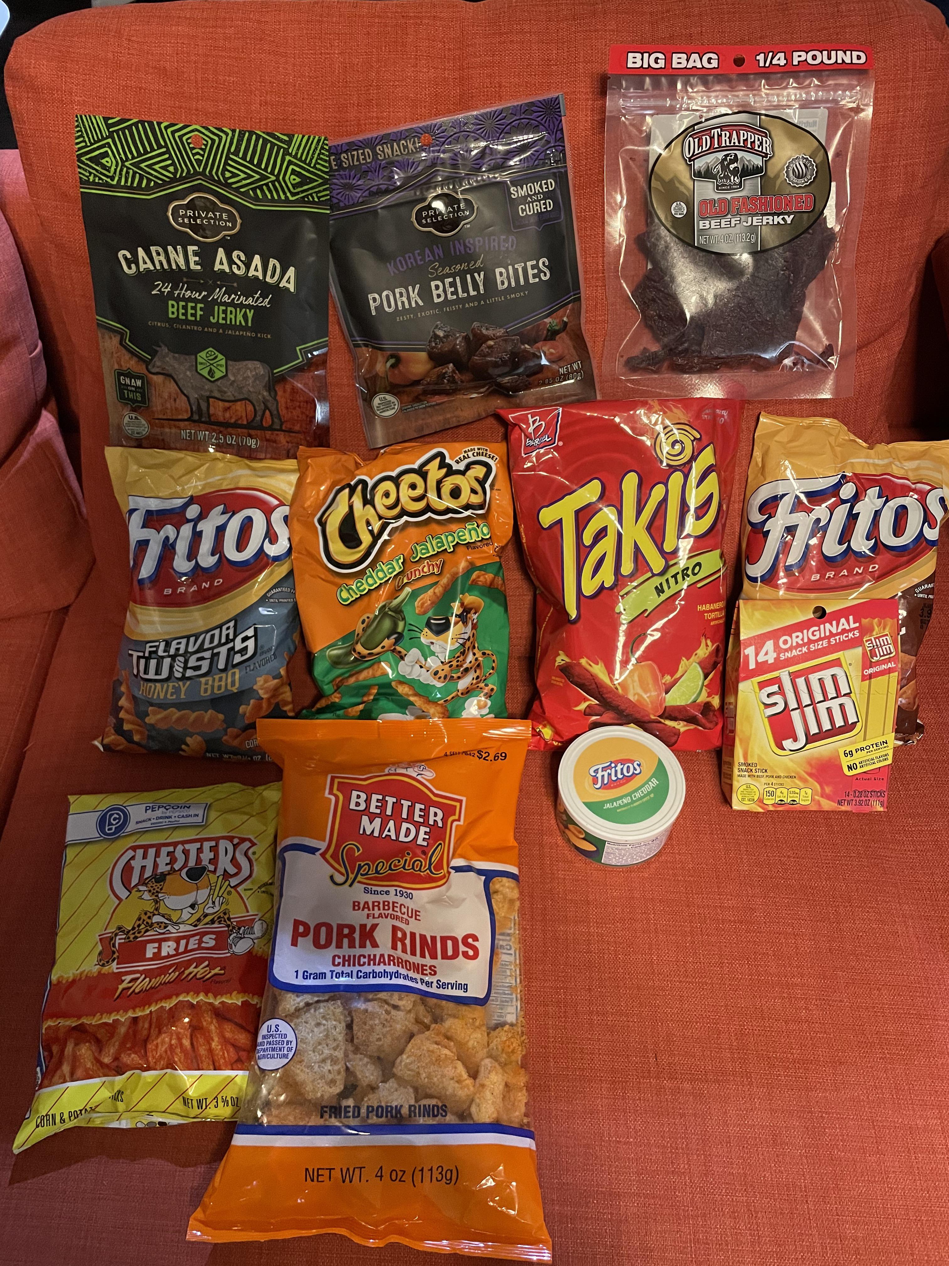 Awesome savory snacks from the US r/snackexchange