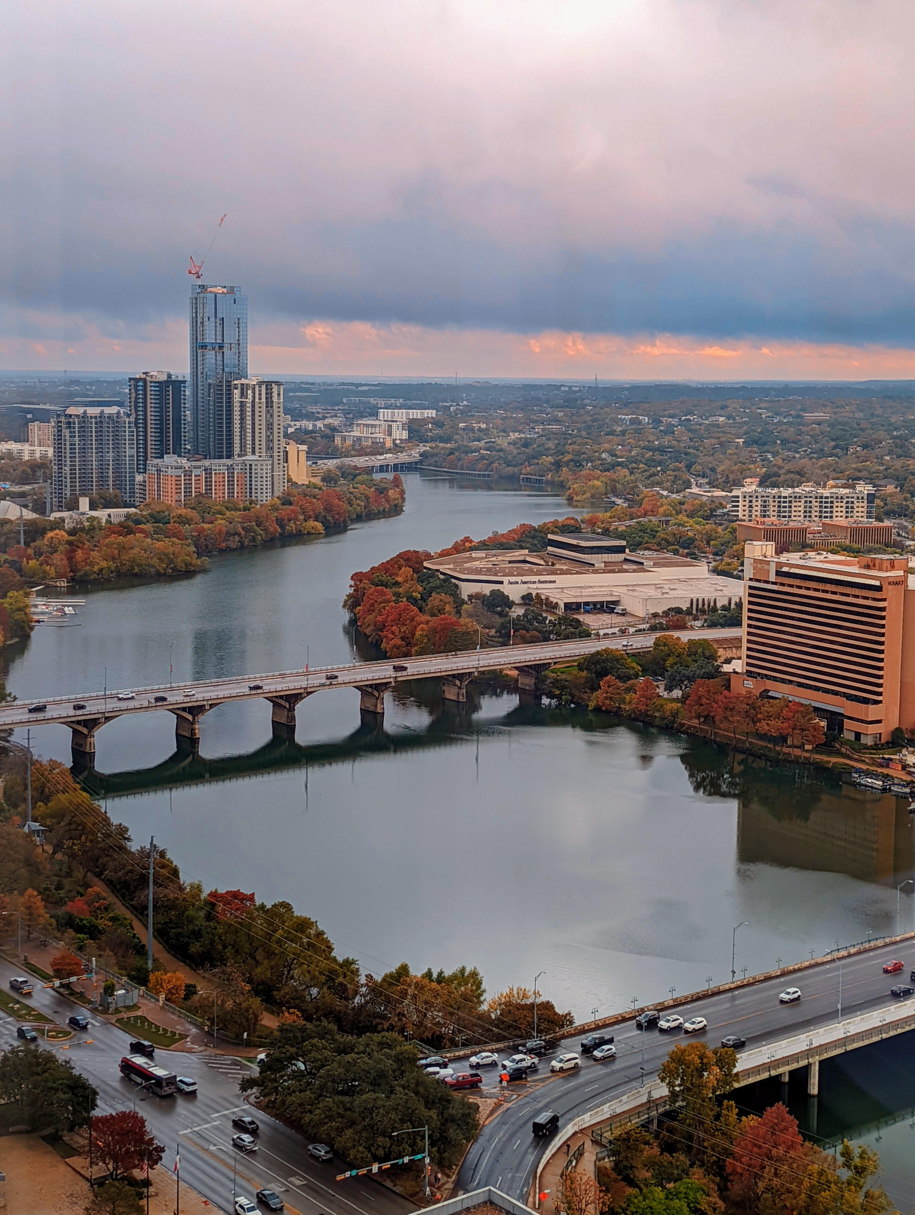 Lady bird lake view from office r/Austin