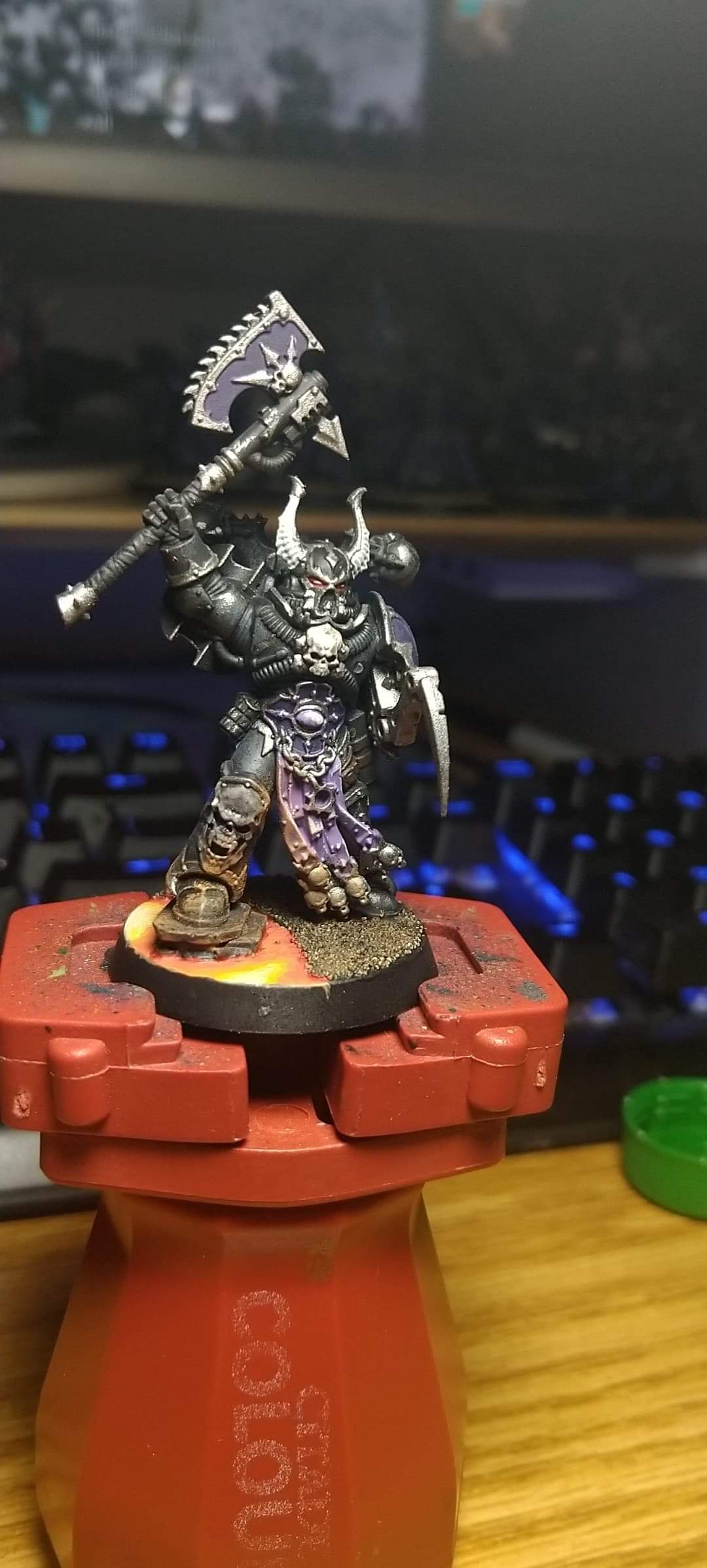 Scheme for my CSM, C&C much appreciated Chaos40k
