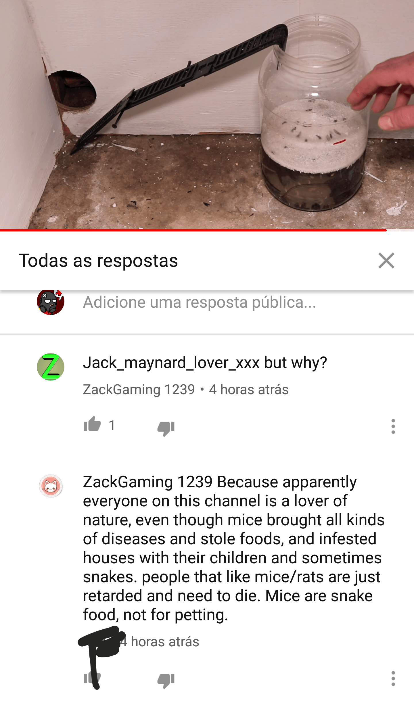 If you don't like mouse traps you deserve to die