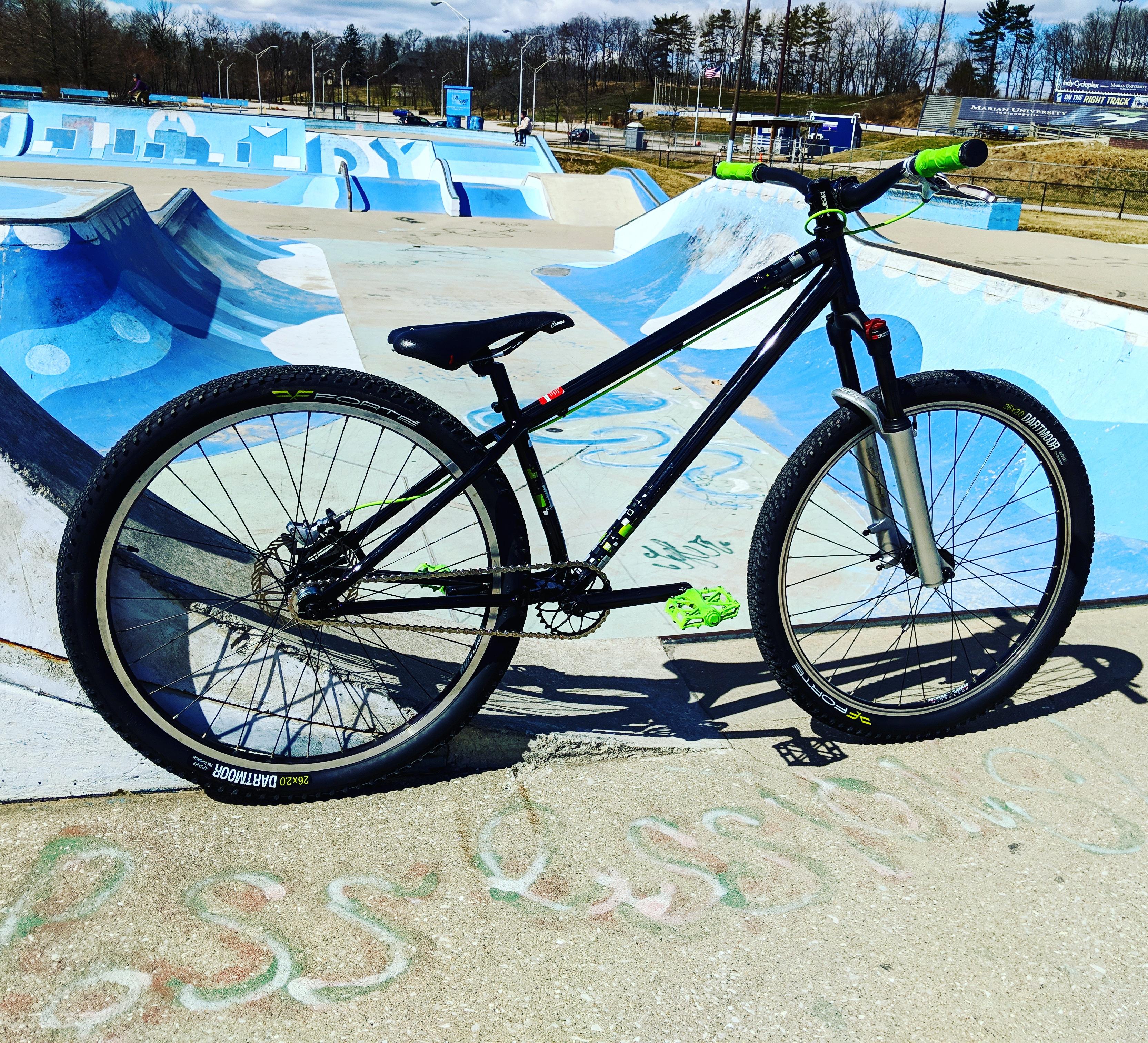 Built my first dirt jumper (normally ride full squish mtb) to ride at