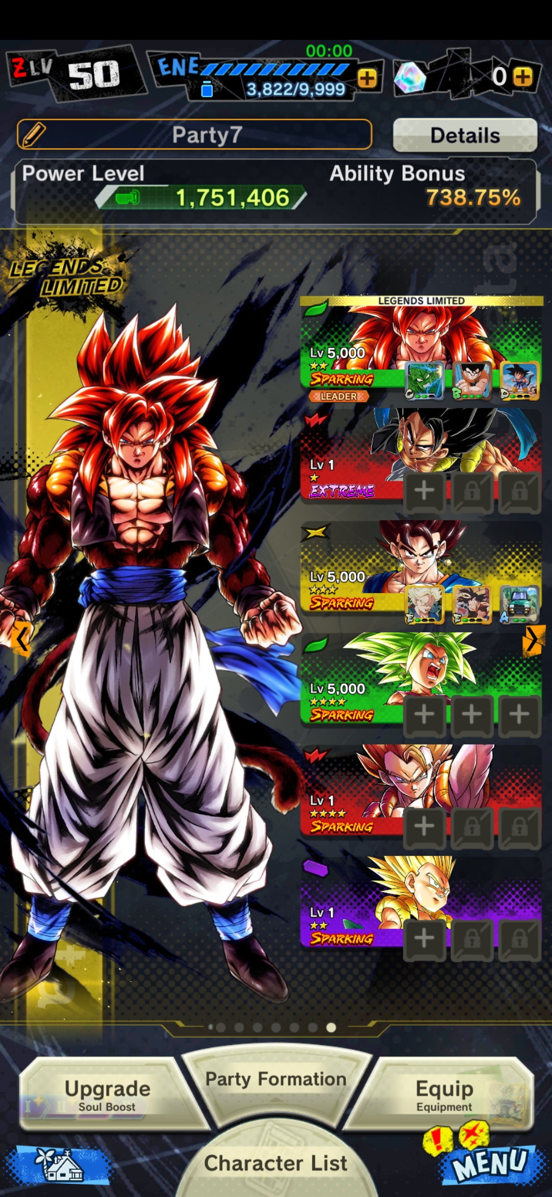 my fusion team DragonballLegends