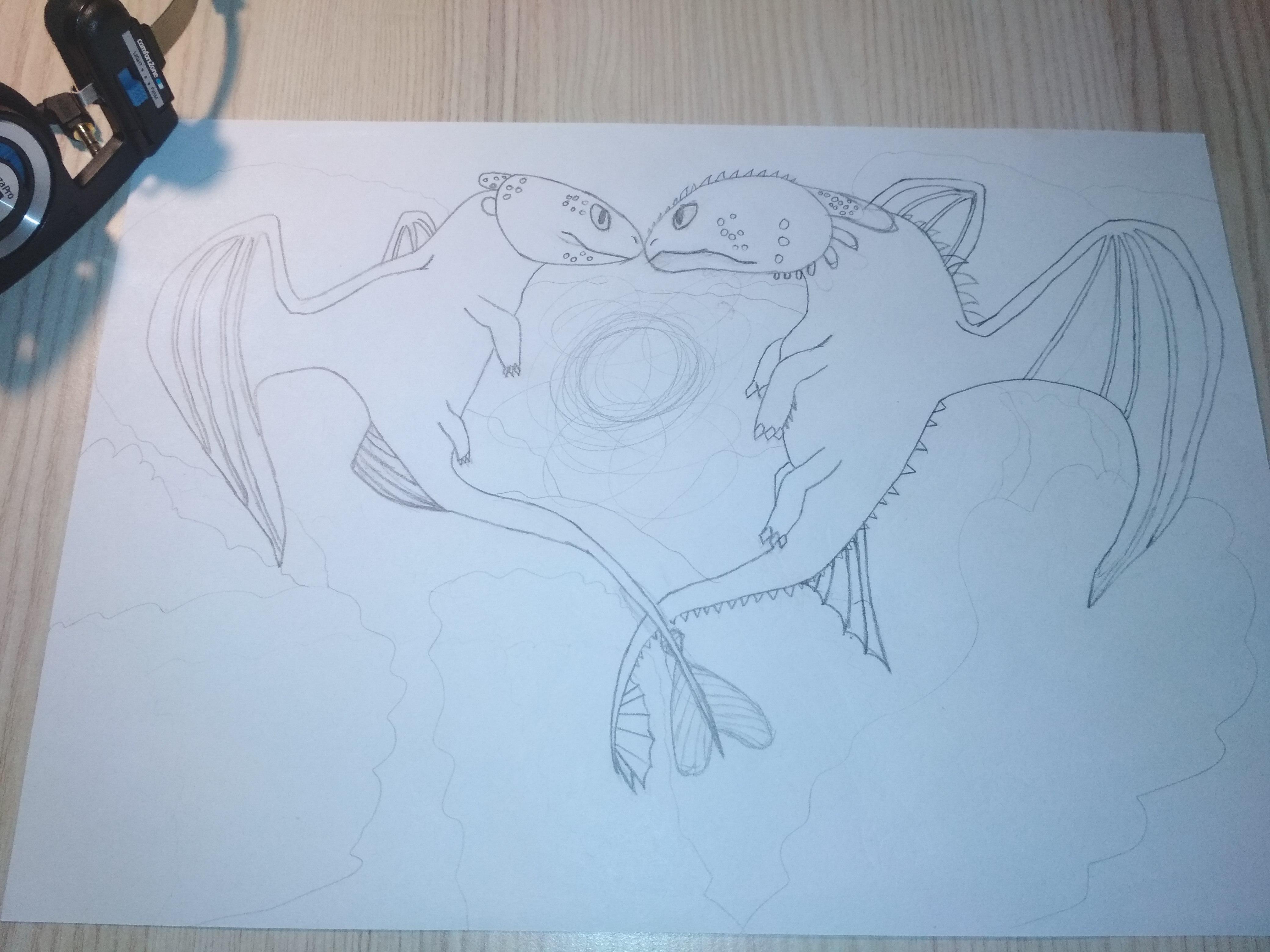 Light Fury Drawing Easy Semai Wallpaper