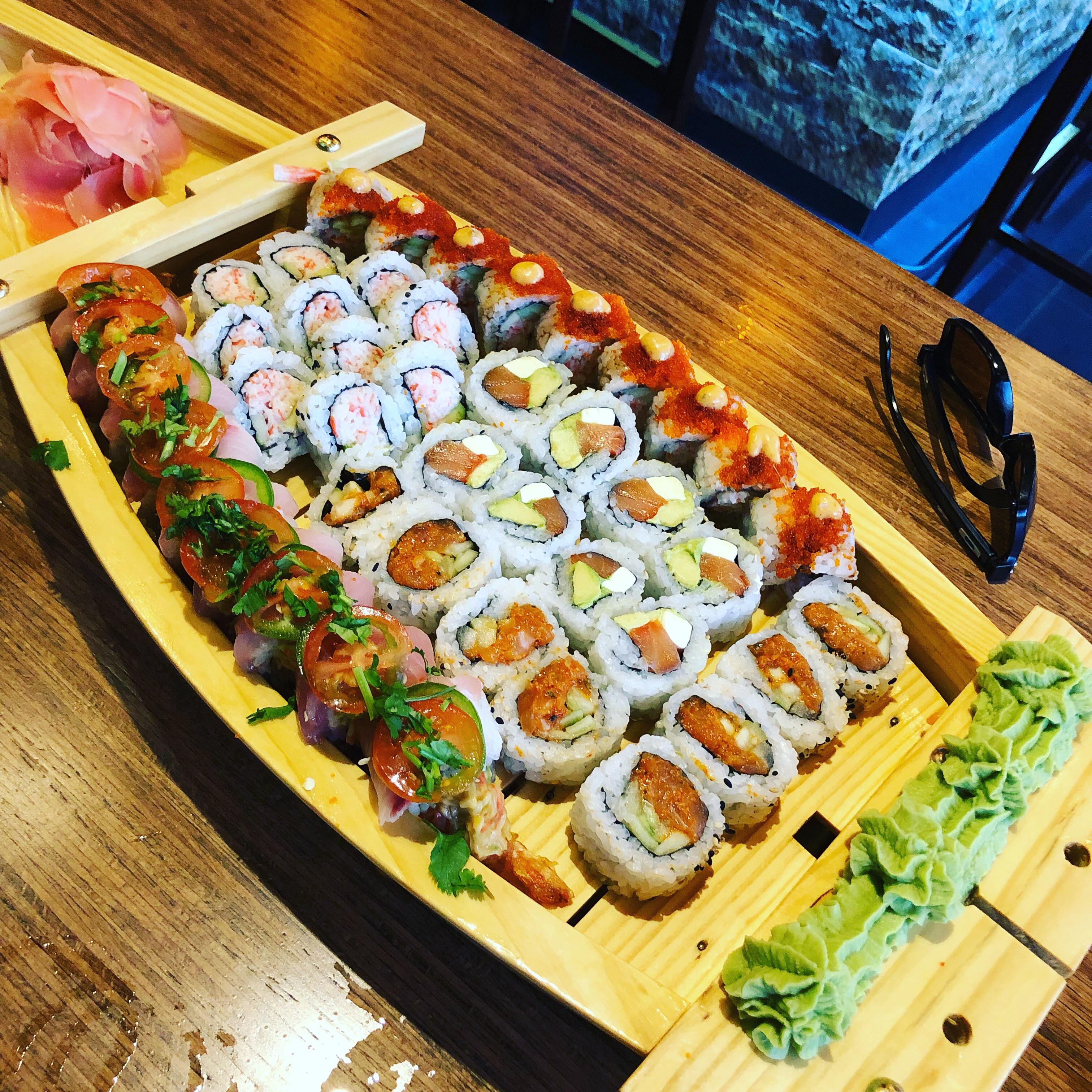 [I ate] this sushi boat r/food