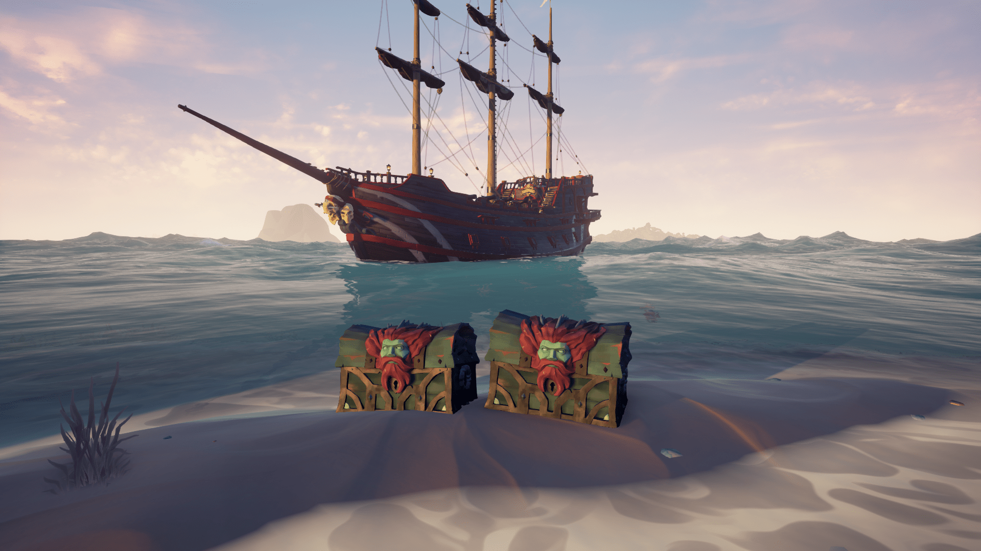 Message in a Bottle Yielded Two Chests of Sorrow r/Seaofthieves