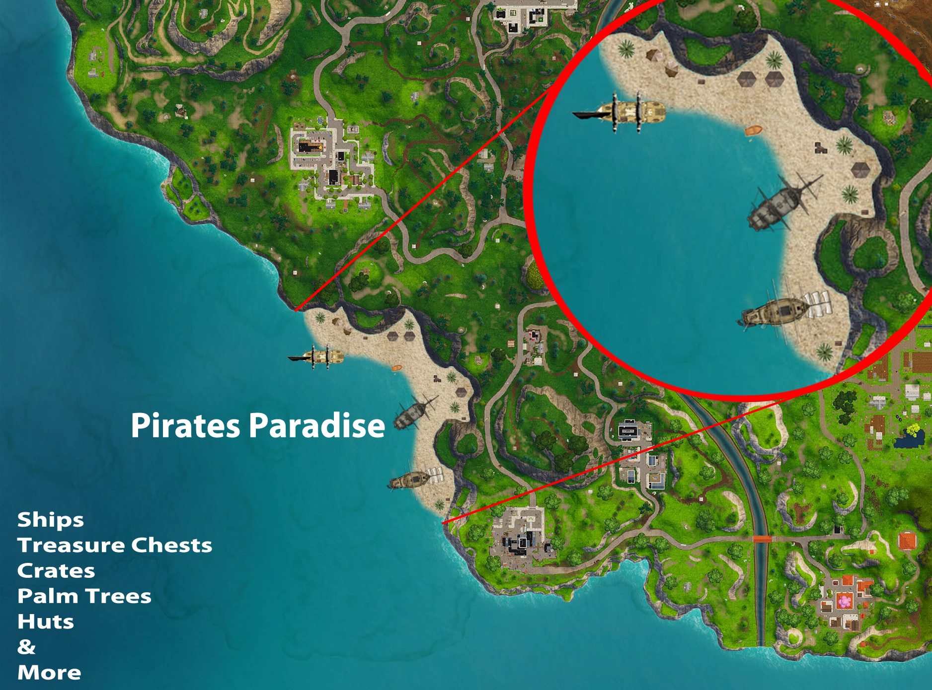 **Pirates Paradise Map Idea** W/Image. (This was requested to be re