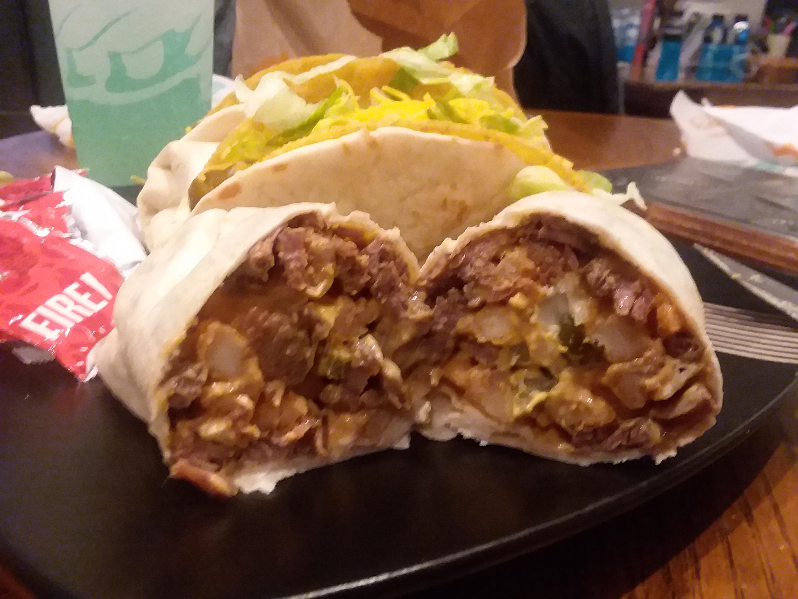 Rattlesnake burrito is fire r/tacobell