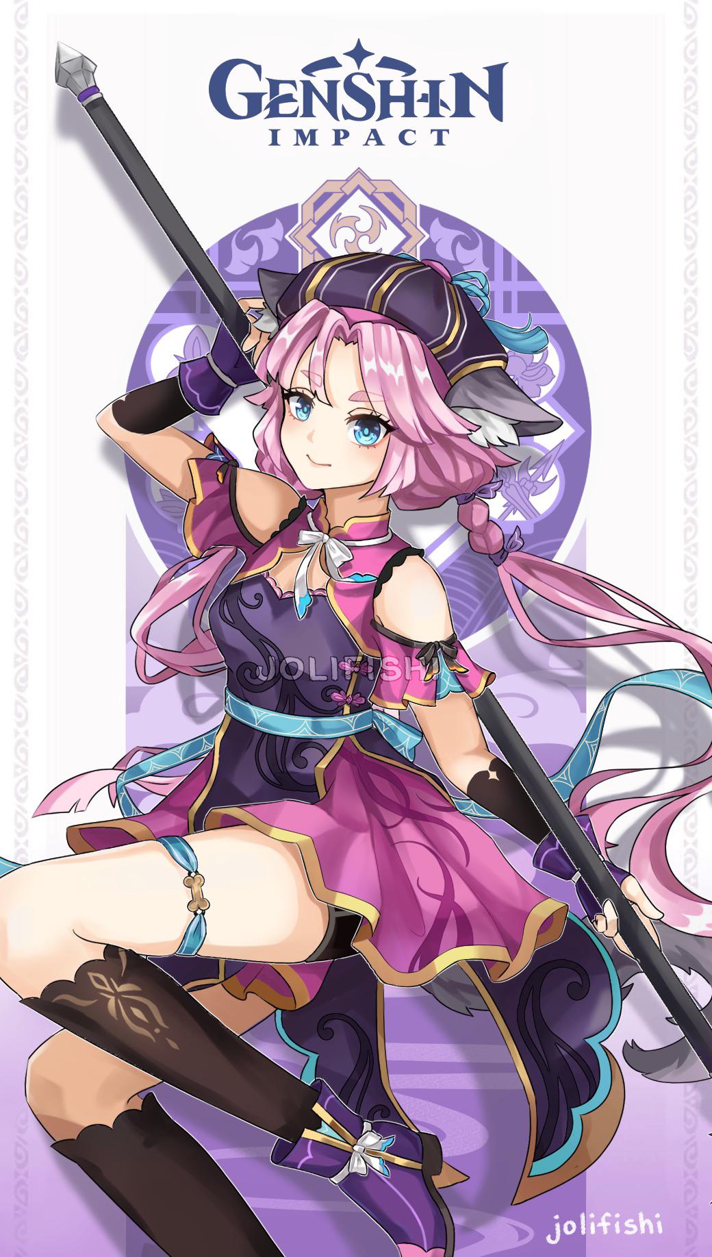 Genshin Impact Oc Pyro Copo Wallpaper