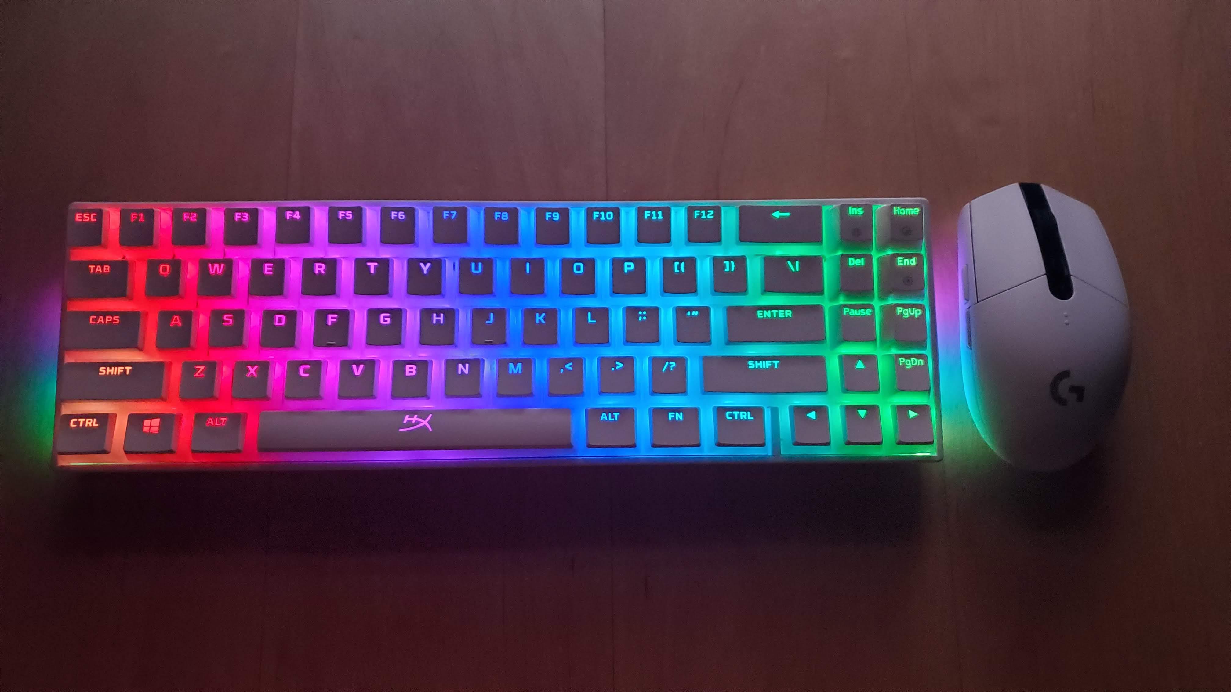 Royal Kludge RK71 with pudding keycap r/MechanicalKeyboards