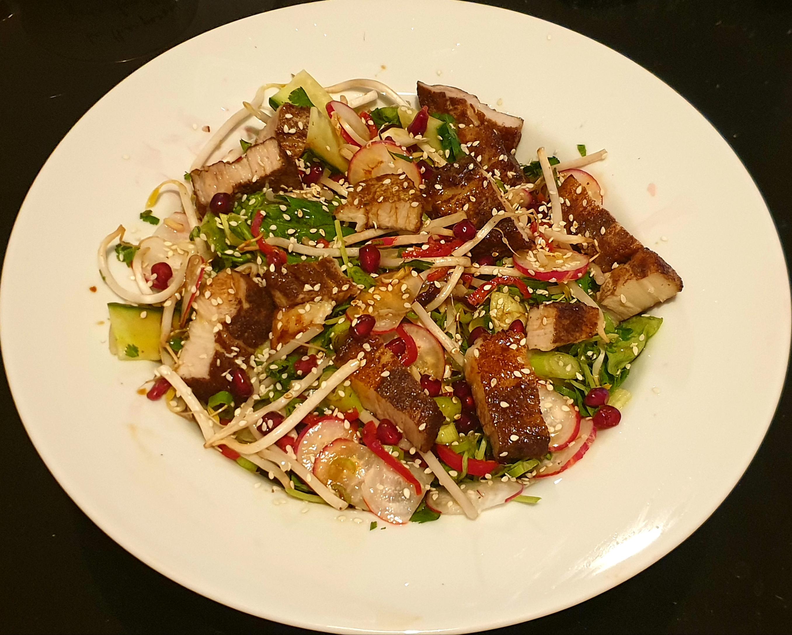 Chinese 5 Spice Pork Belly Salad r/ketorecipes