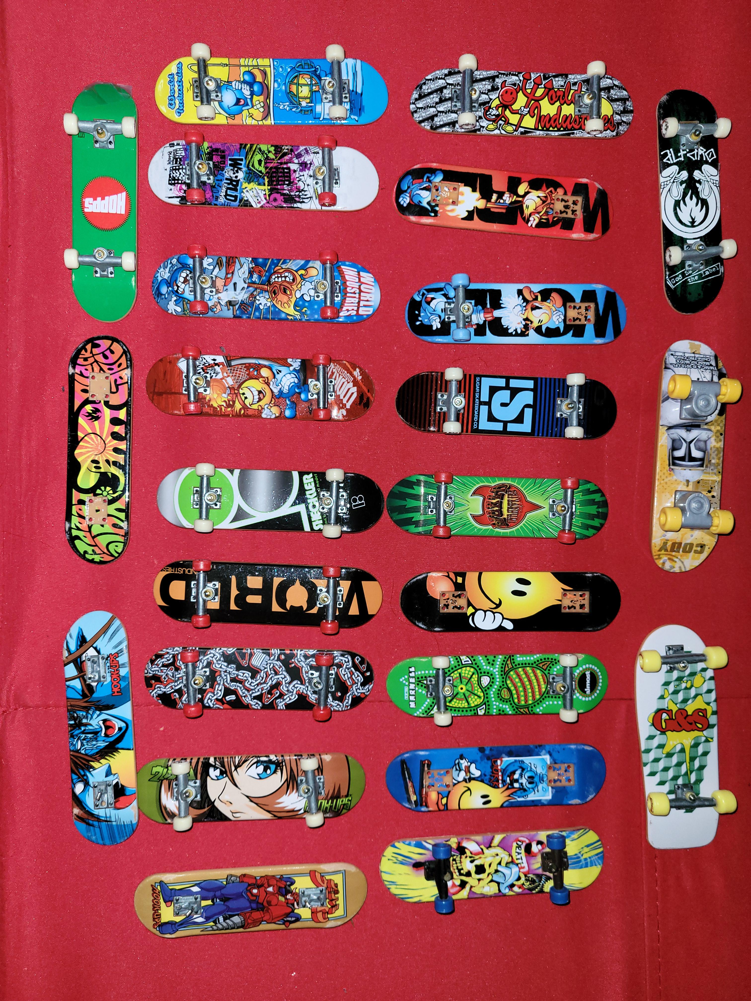 Jut bought this collection of tech decks off of marketplace. don't know