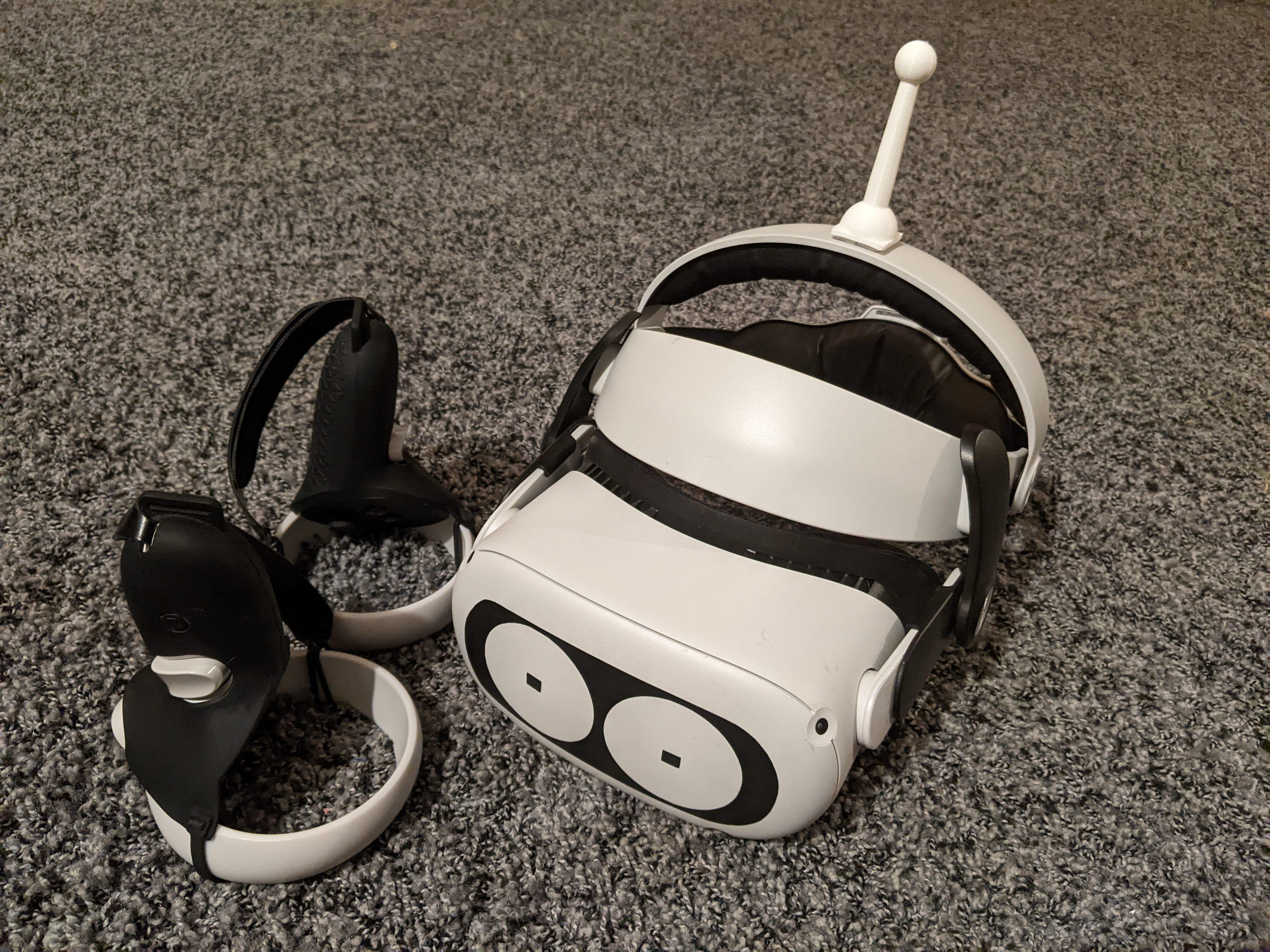 I'm finally satisfied with my accessory setup. r/OculusQuest2