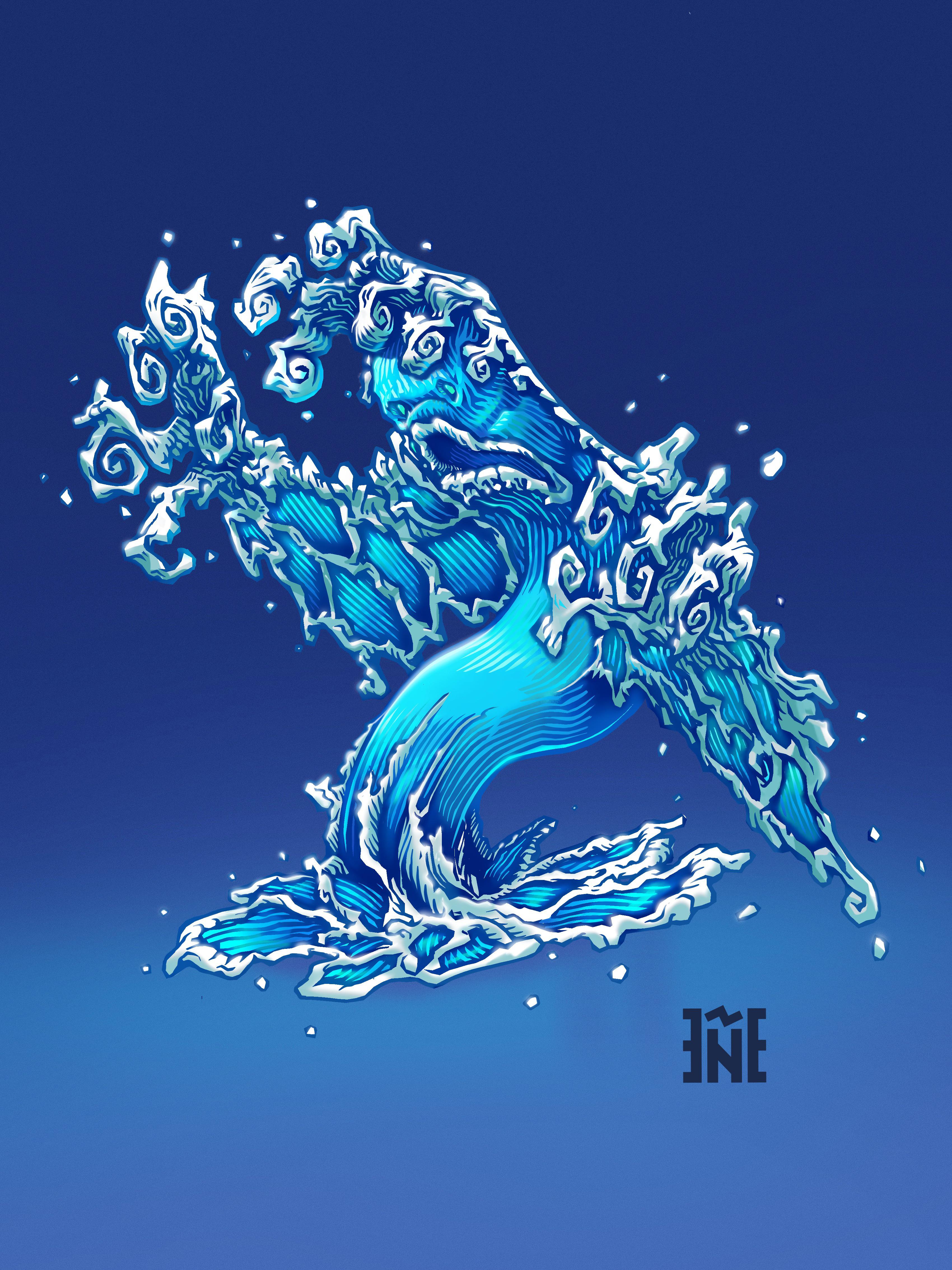 [OC] Water Elemental r/ImaginaryMonsters