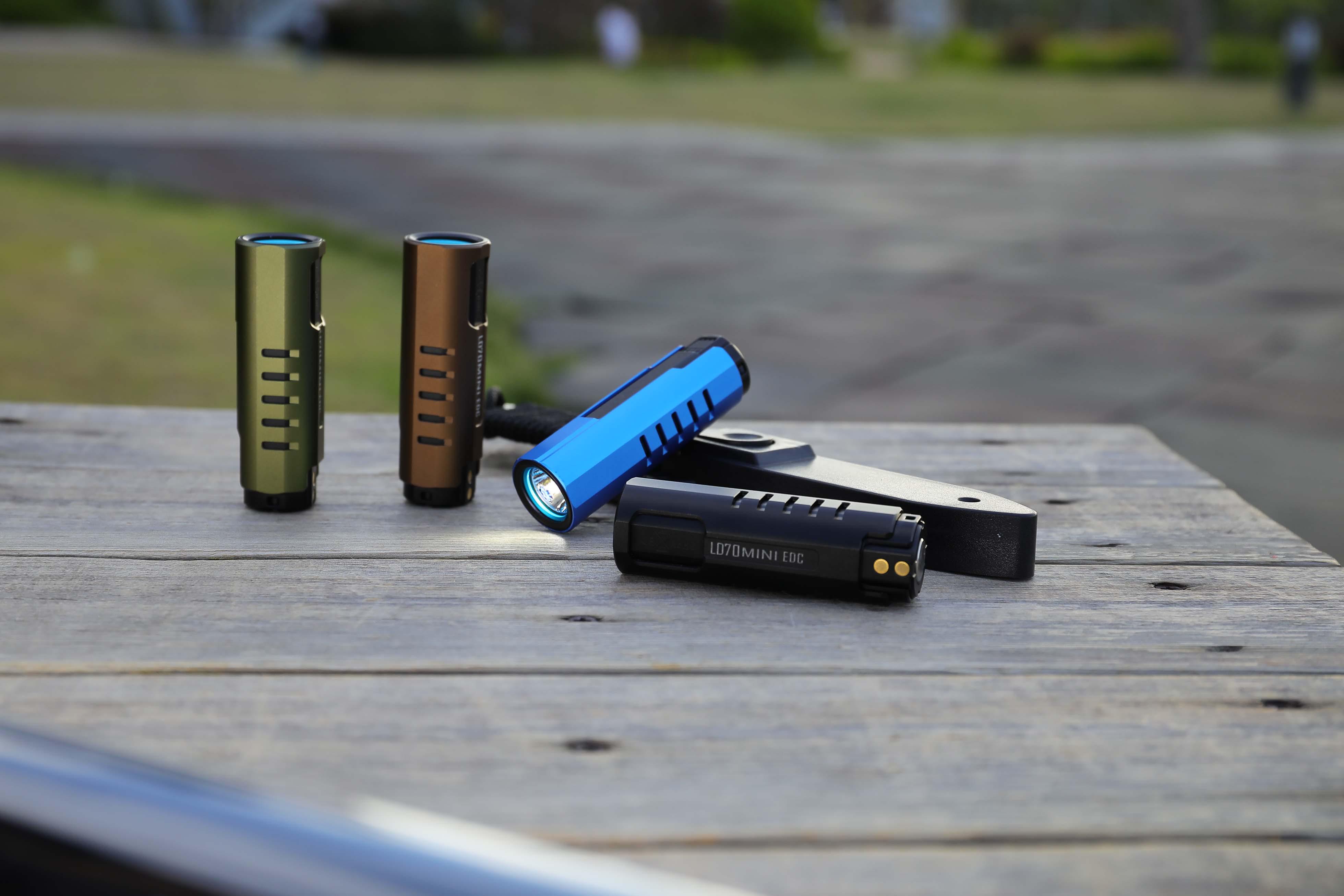 IMALENT LD70 is a keychainsized flashlight with an XHP70.2 emitter