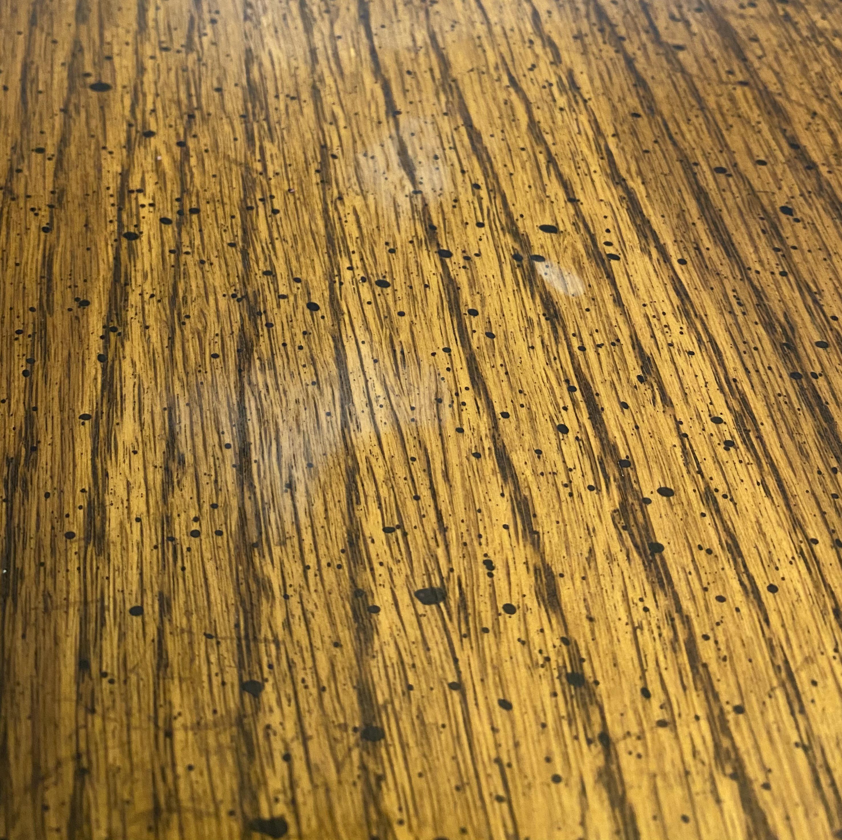 Blotch white spots on oak, best fix? r/woodworking