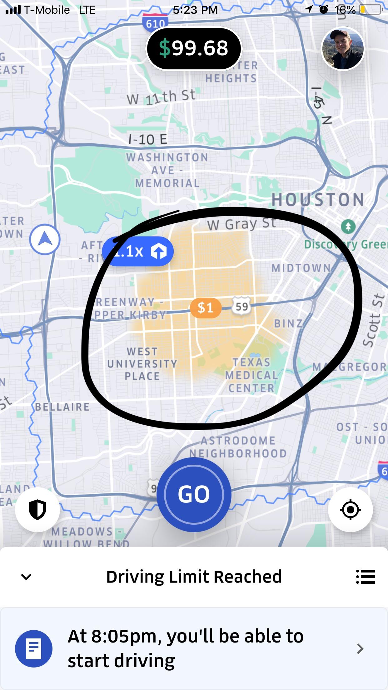 What is this orange 1 zone? r/UberEATS