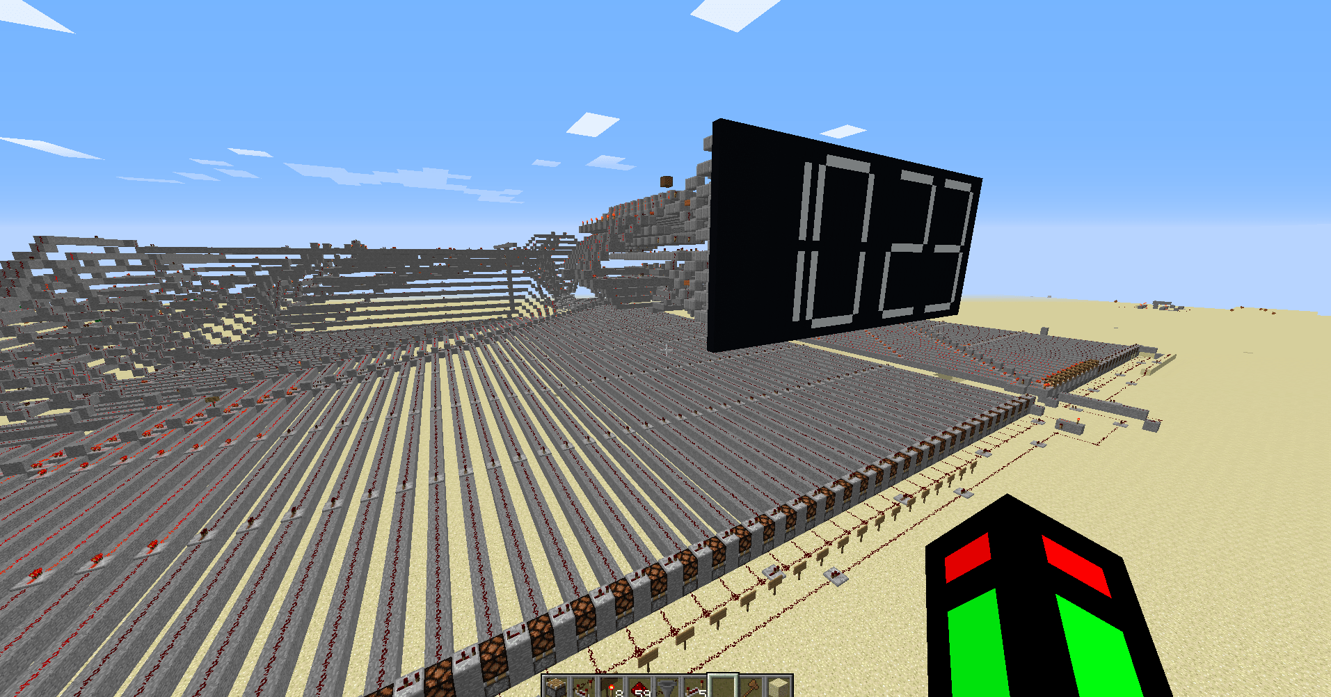 I made clock in minecraft r/Minecraft