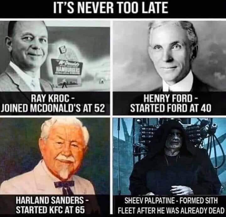 Age is just a number. SequelMemes