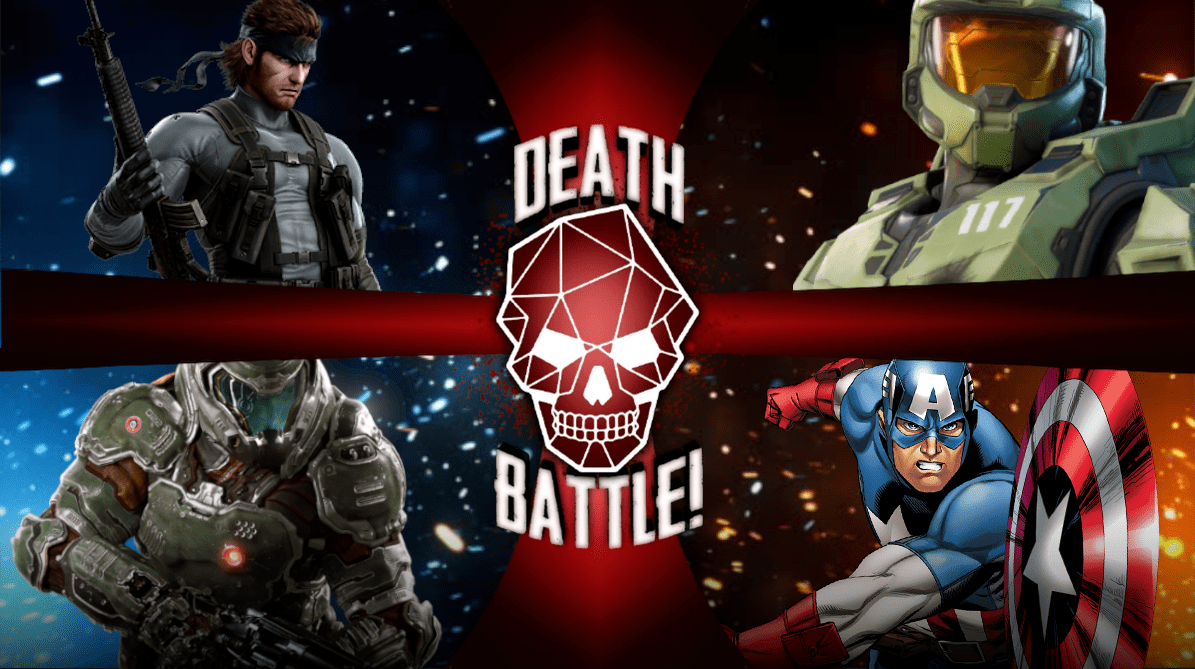 Super Soldier Free For All Master Chief (Halo) vs Solid Snake (Metal