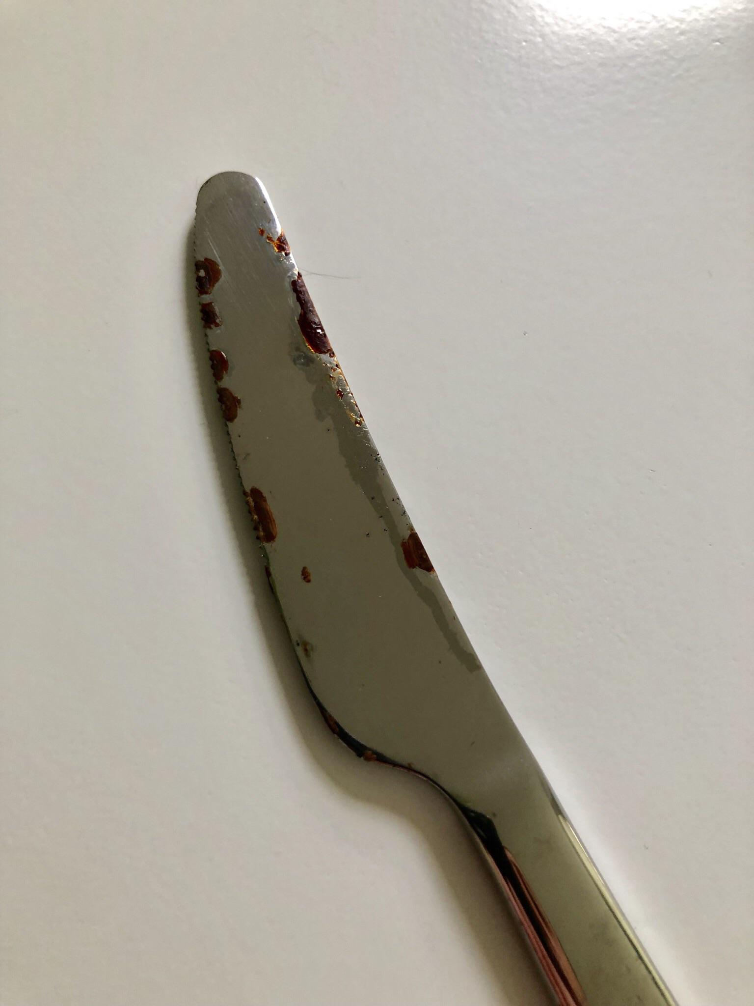 What could be causing my cutlery to come out of the dishwasher like