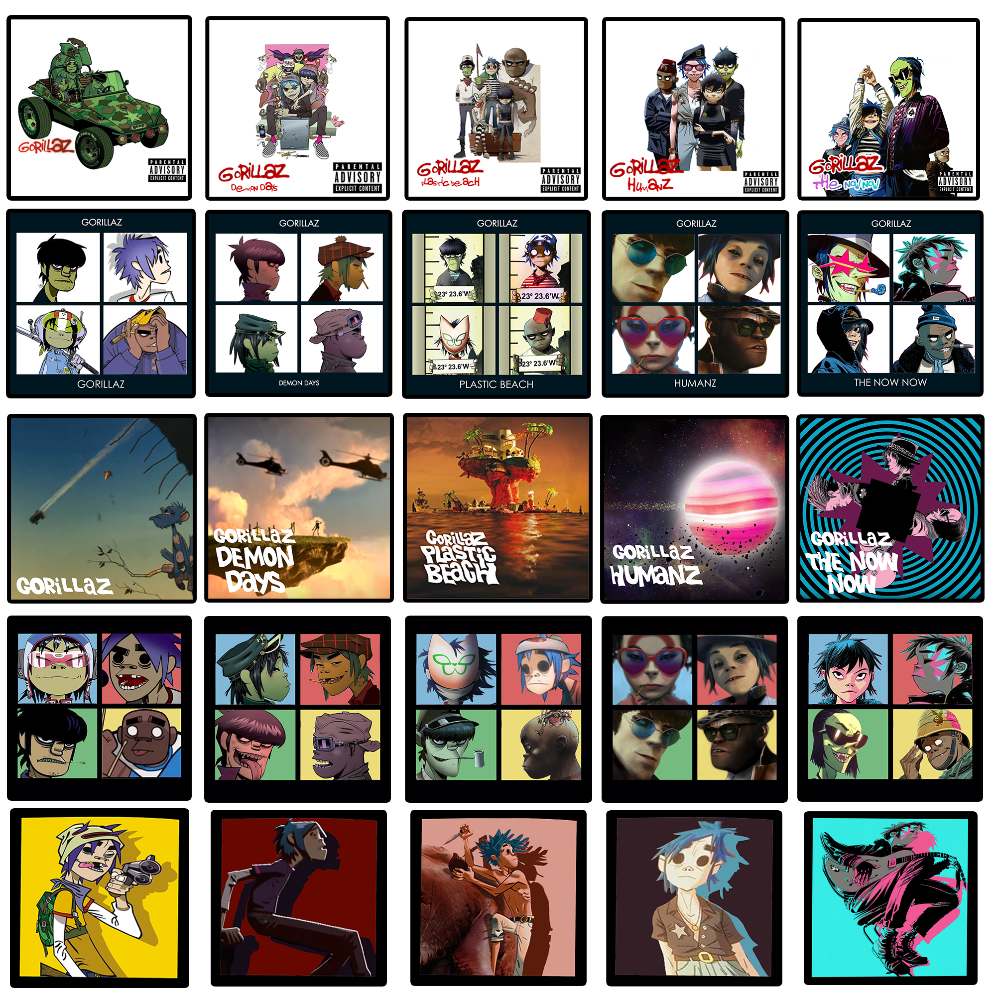 All gorillaz albums oceantop