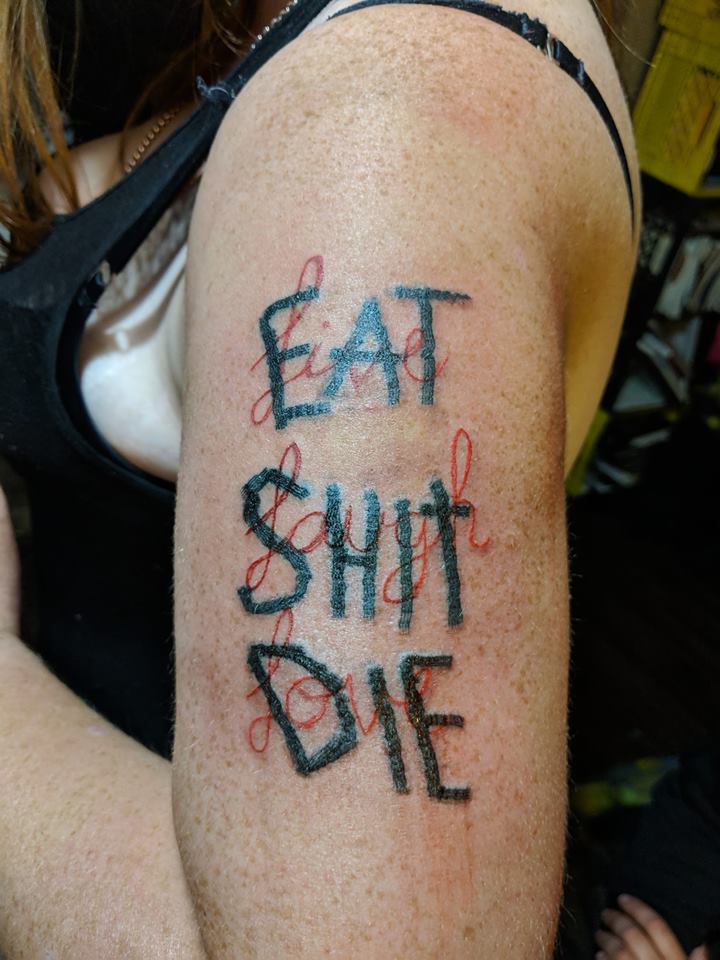 Someone I know just got this tattoo r/trashy