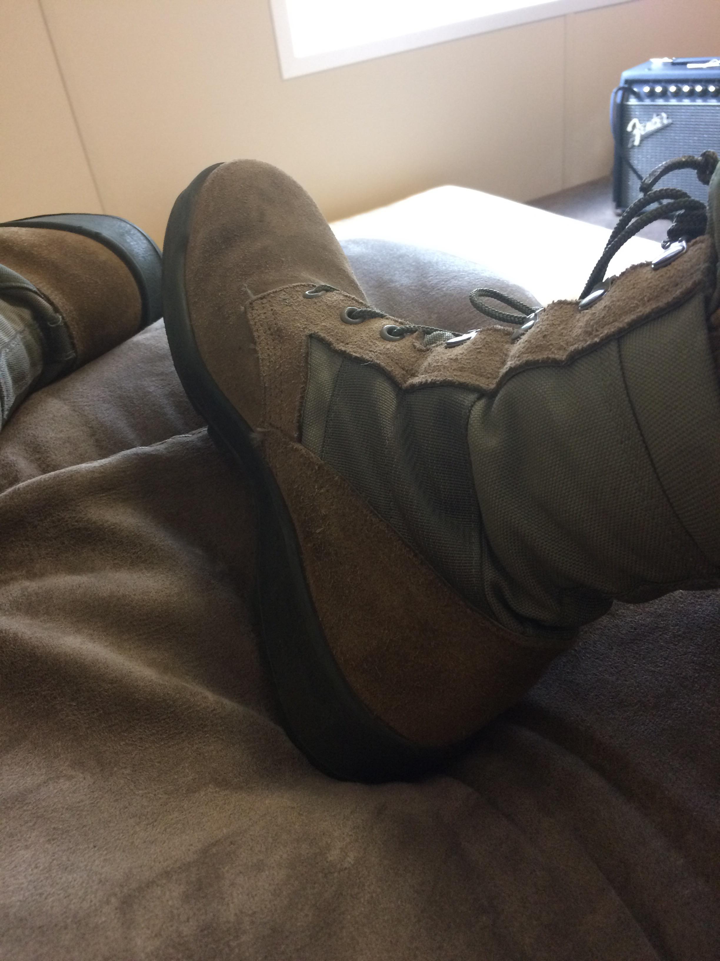 Got a new pair of boots while hunting for cheap stuff at flea market
