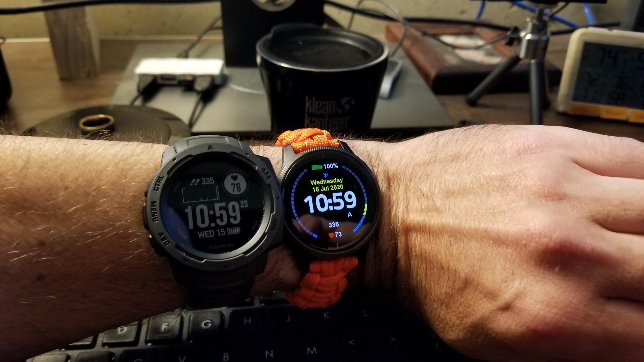 Two Garmins are better than one. Always good to have a backup. New