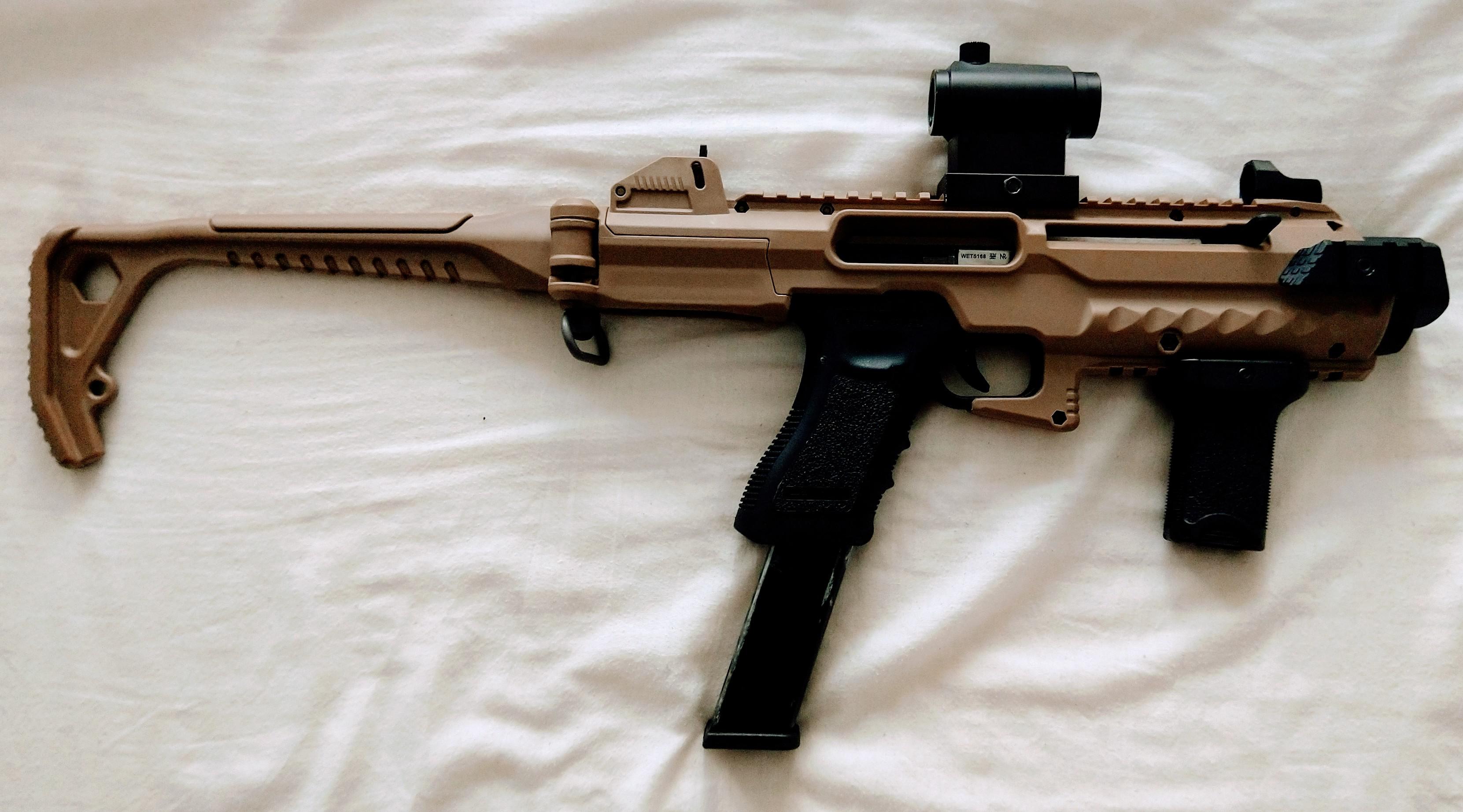 New lockdown toy. AW Glock Carbine kit r/airsoft