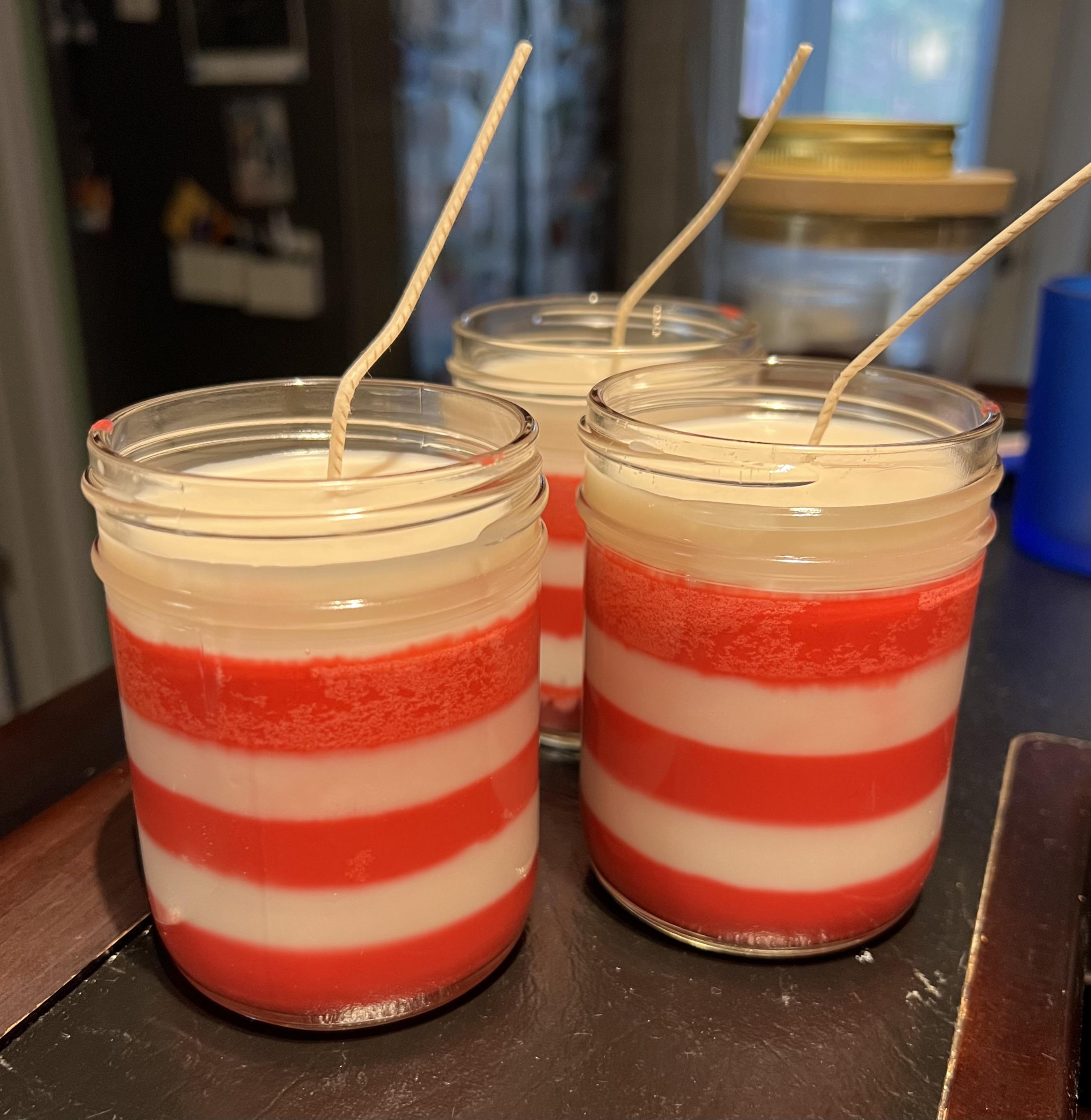Frosting on layered soy candles r/candlemaking